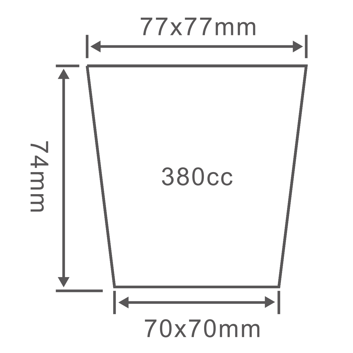 PS 18 Cell Seed Trays, 540*280mm, 380CC, 74mm Height