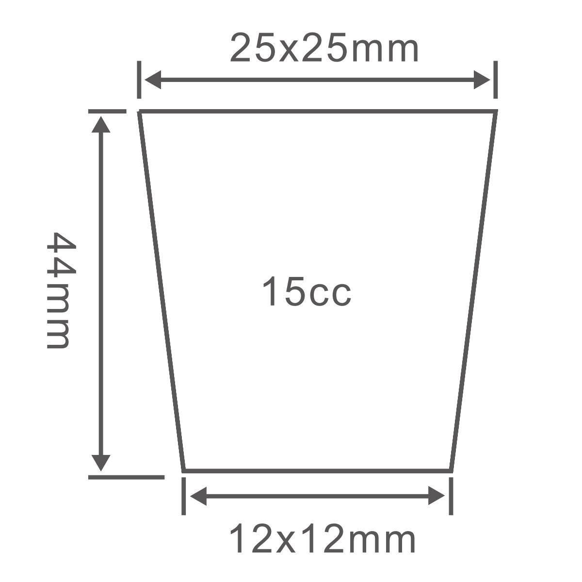 PS 162-Cells Seed Tray Plugs, 540*280mm, 15CC, 44mm Height