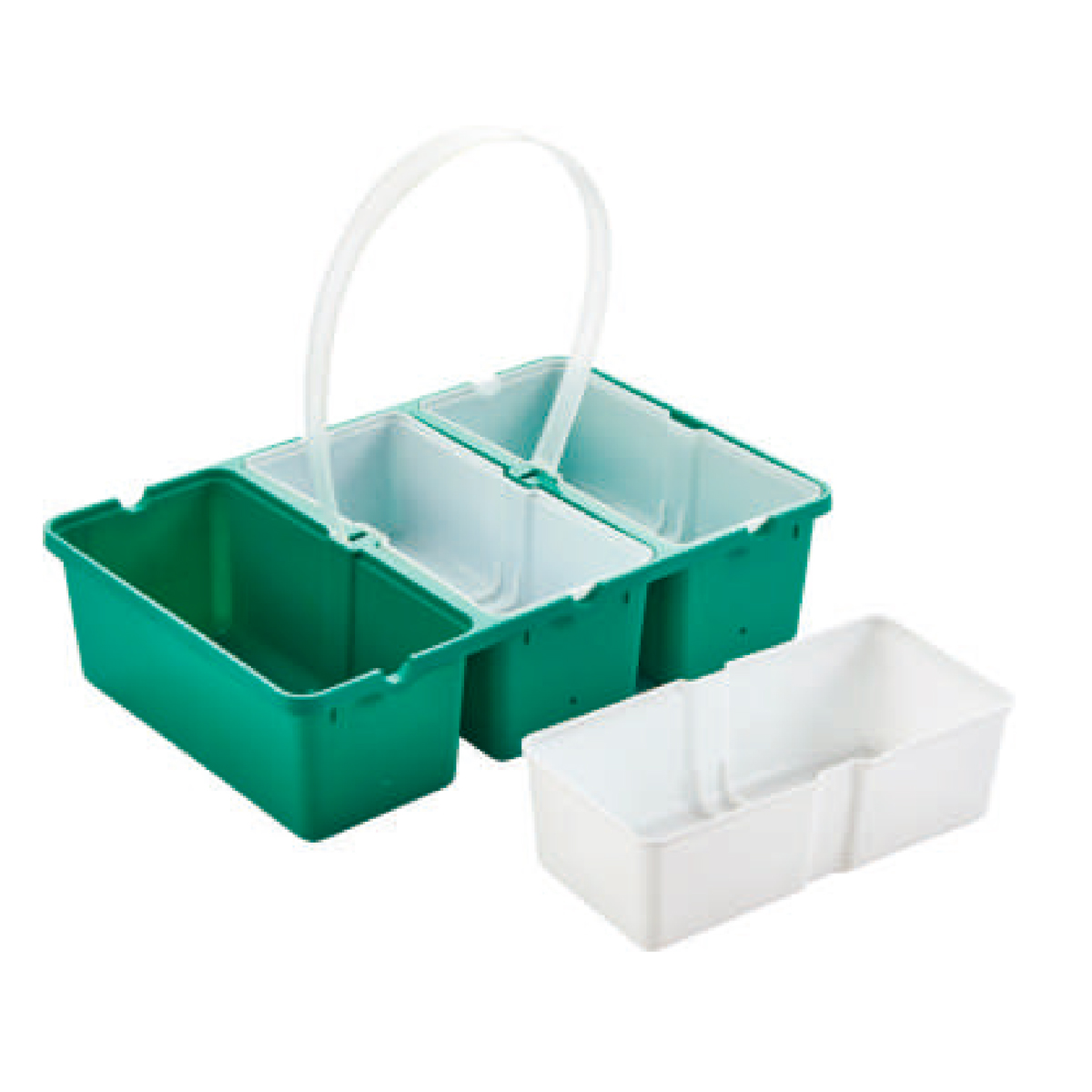 PP 3 Cell Seedling Tray, 300*98mm, 80mm Height