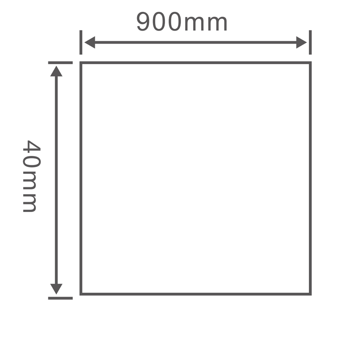 PVC Seedling Flats, 900*540mm, 40mm Height 