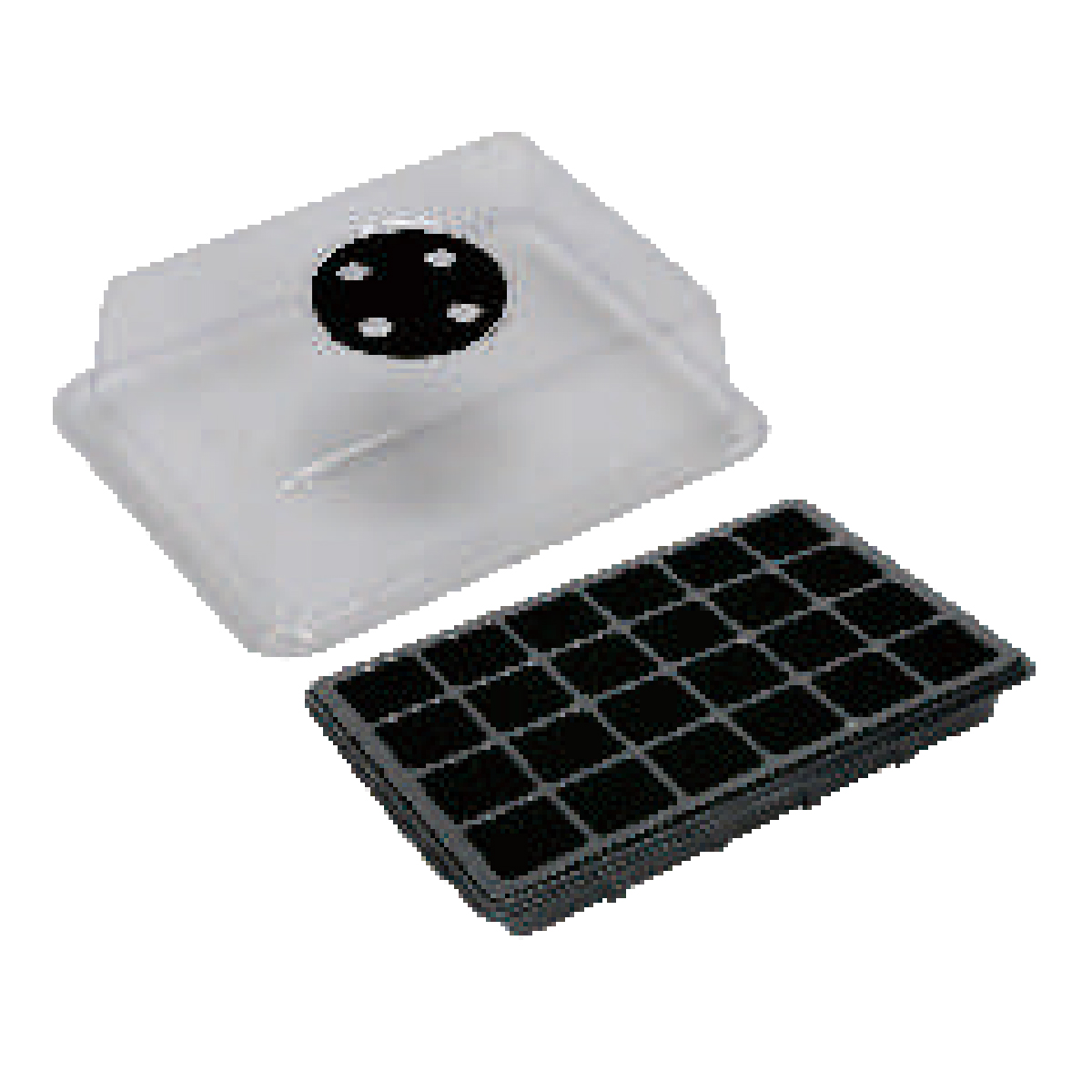 PET Propagation Tray Lids, 193*150mm, 58mm Height