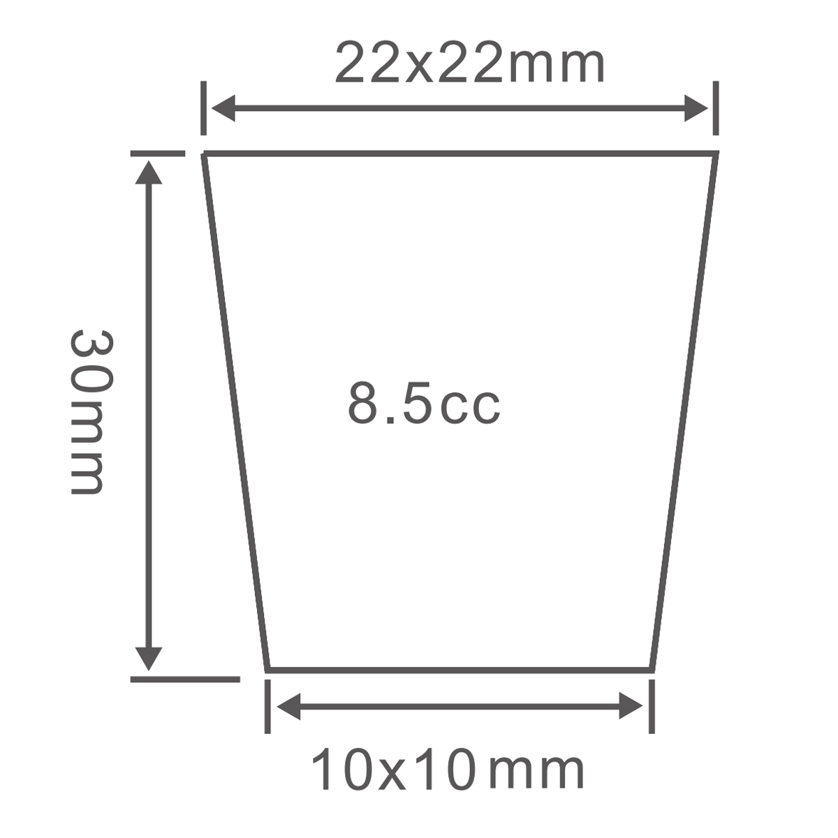 PS 209 Cell Seedling Tray, 505*310mm, 8.5CC, 30mm Height