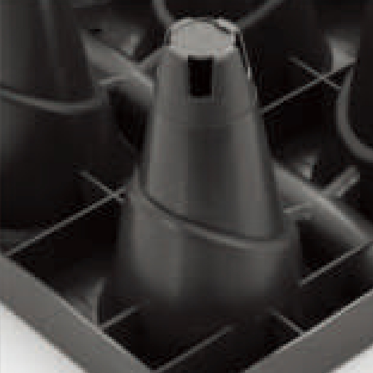 PP 32 Cell Seedling Tray for Strawberry, 680*340mm,130CC, 100mm Height 