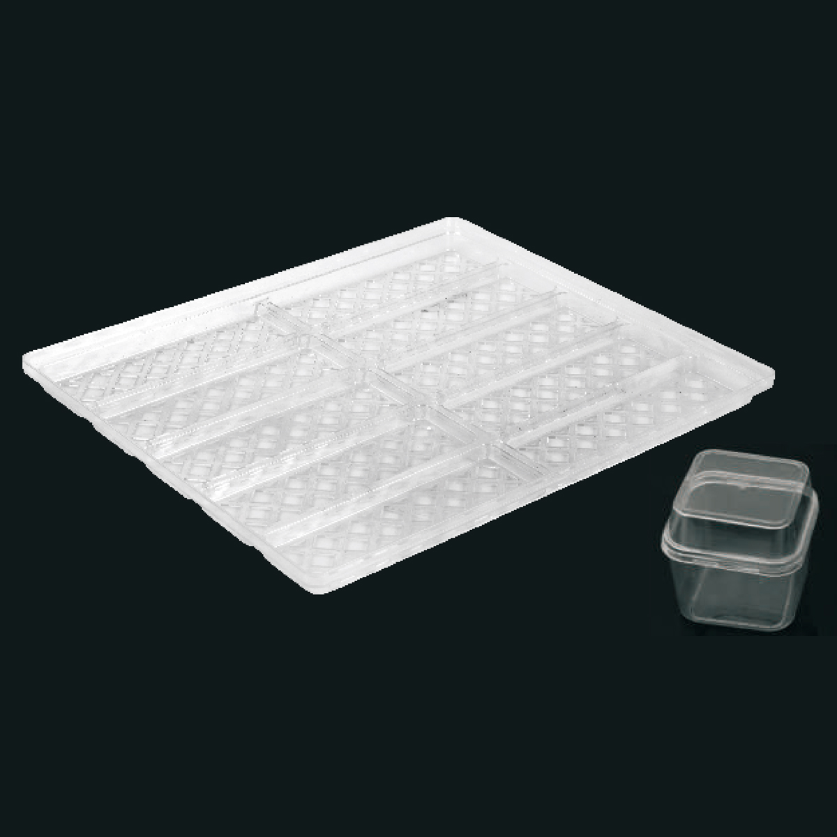 PP Nursery Seedling Trays, 603*503mm, 370mm Height for ZDZ90