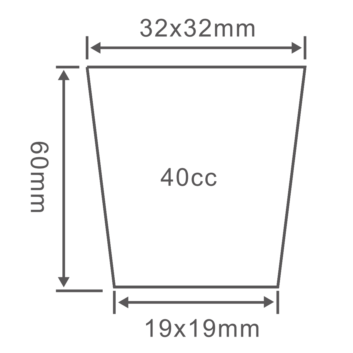 PP 105 Cell Plug Tray, 535*266mm, 40CC, 60mm Height 