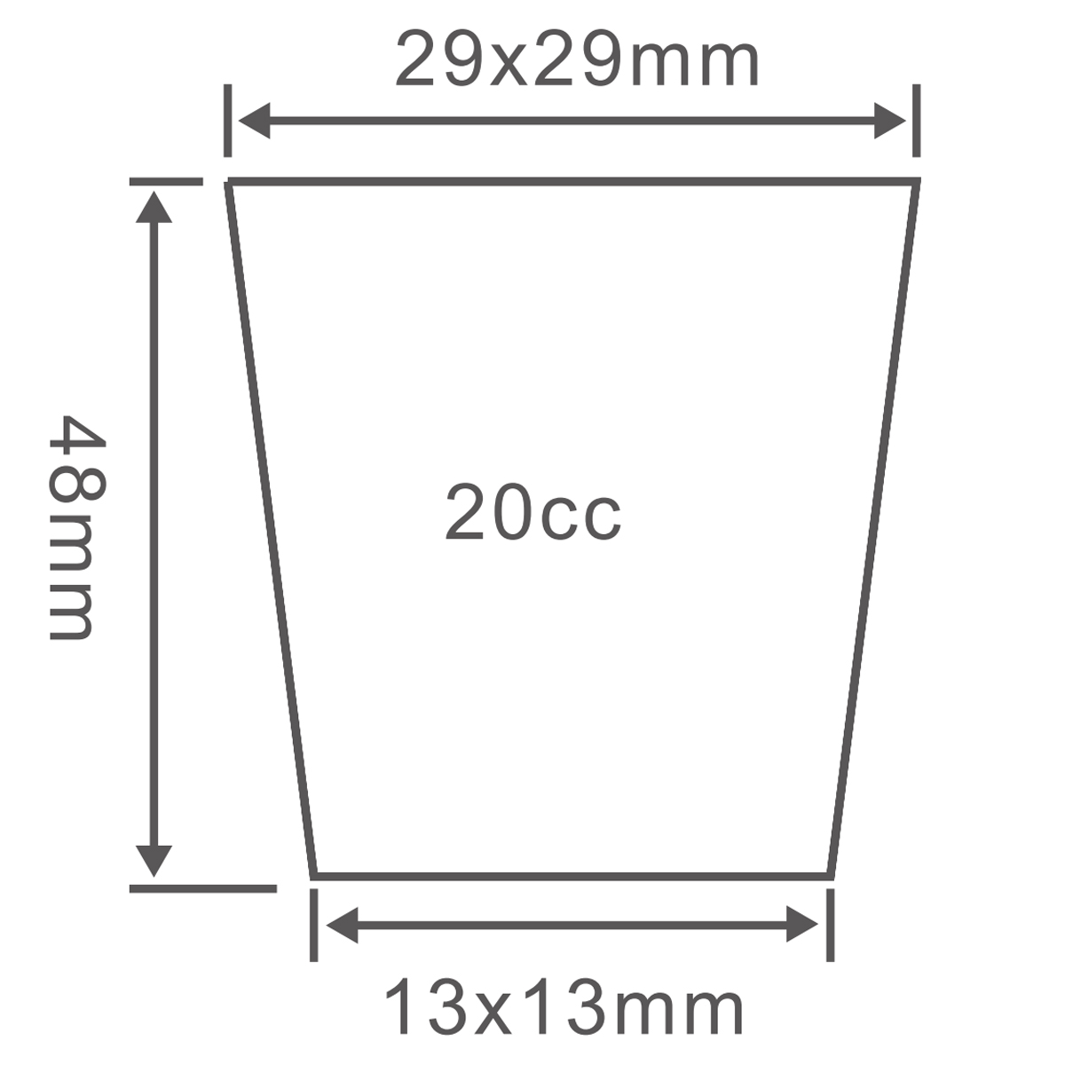PS 128 Plug Trays, 540*280mm, 20CC, 48mm Height