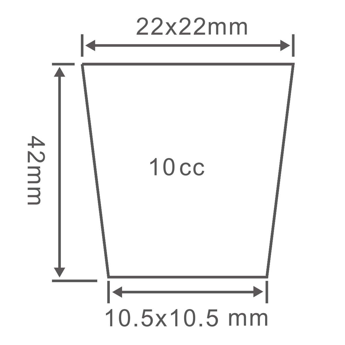 PS 200 Plug Tray, 538*278mm, 10CC, 42mm Height