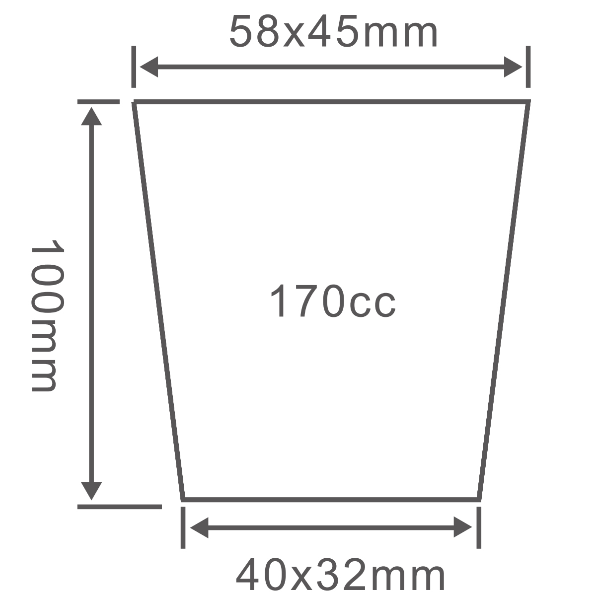 PS 40 Cell Seed Tray, 540*280mm, 170CC, 100mm Height