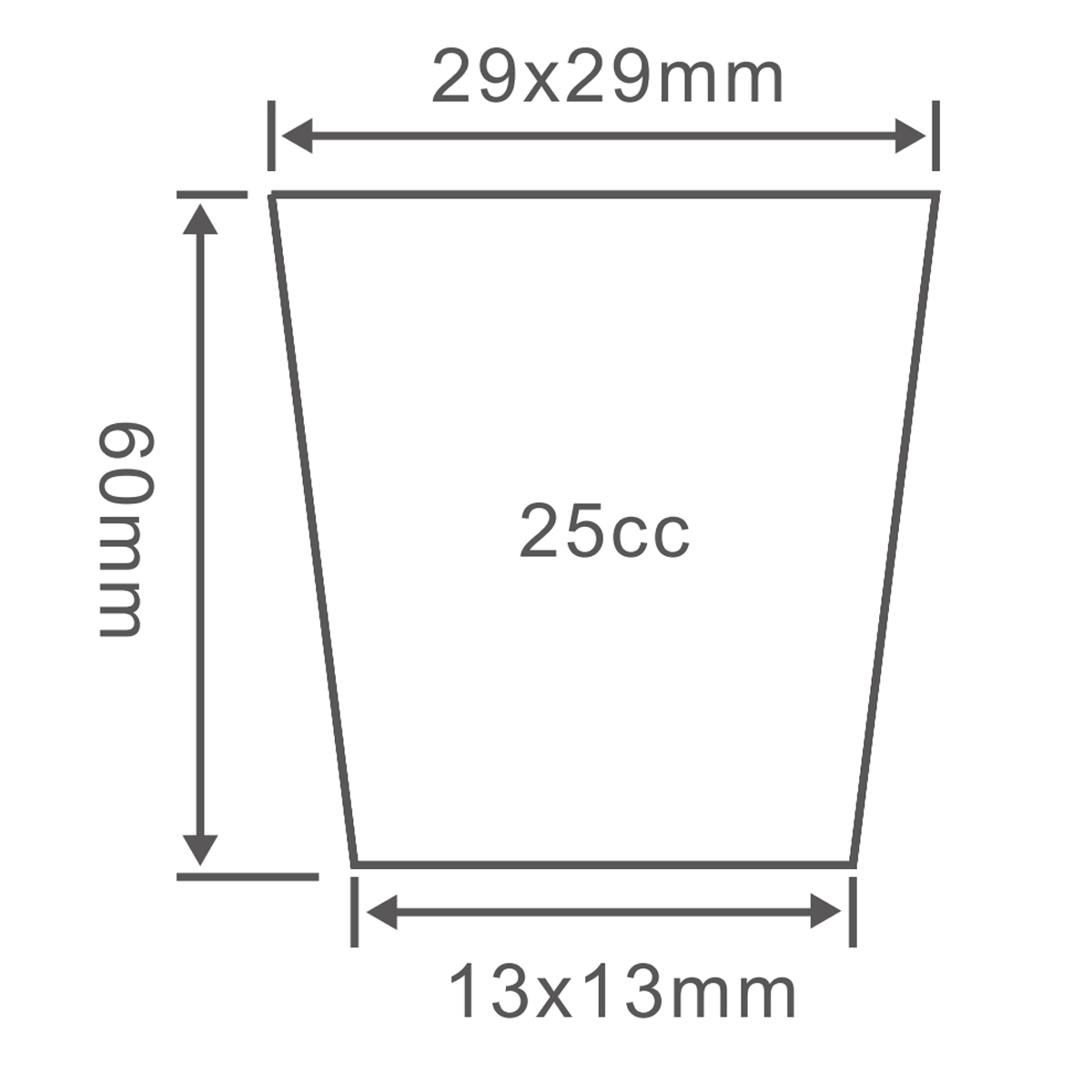 PS 128 Cell Seedling Starter Tray, 540*280mm, 25CC, 60mm Height