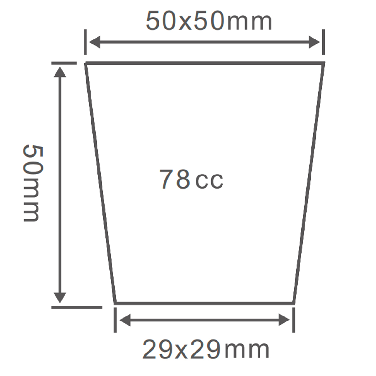 PS 50 Cell Tray Plug, 580*300mm, 78CC, 50mm Height