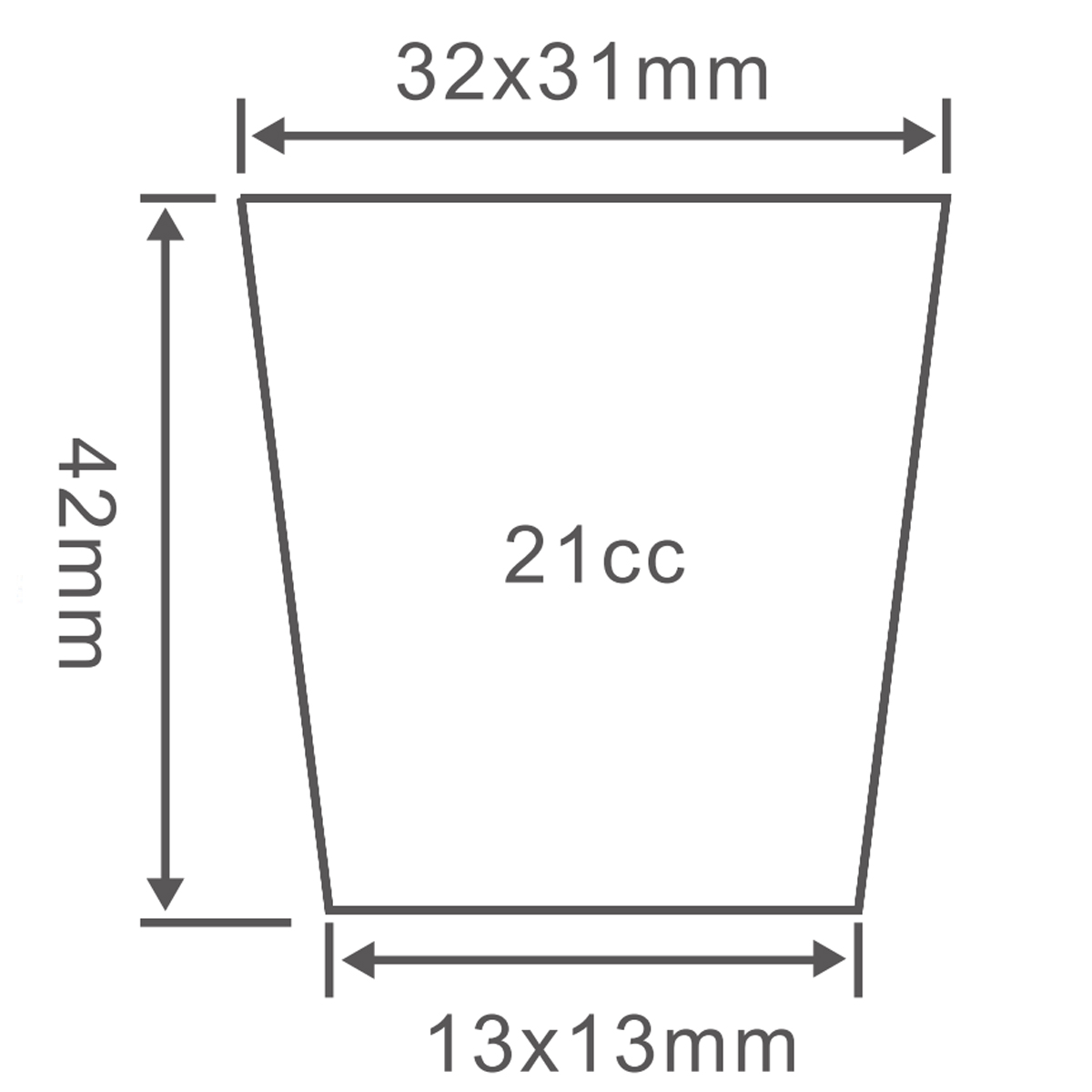 PS 105-Cells Multi Cell Plug Seed Trays, 540*280mm, 21CC, 42mm Height