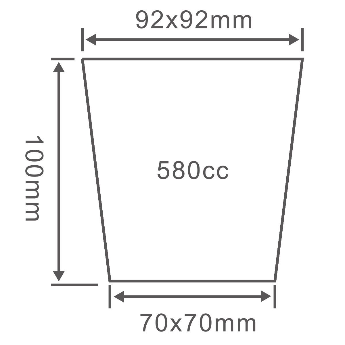 PS 8 Cell Seedling Trays, 400*400mm, 100mm Height