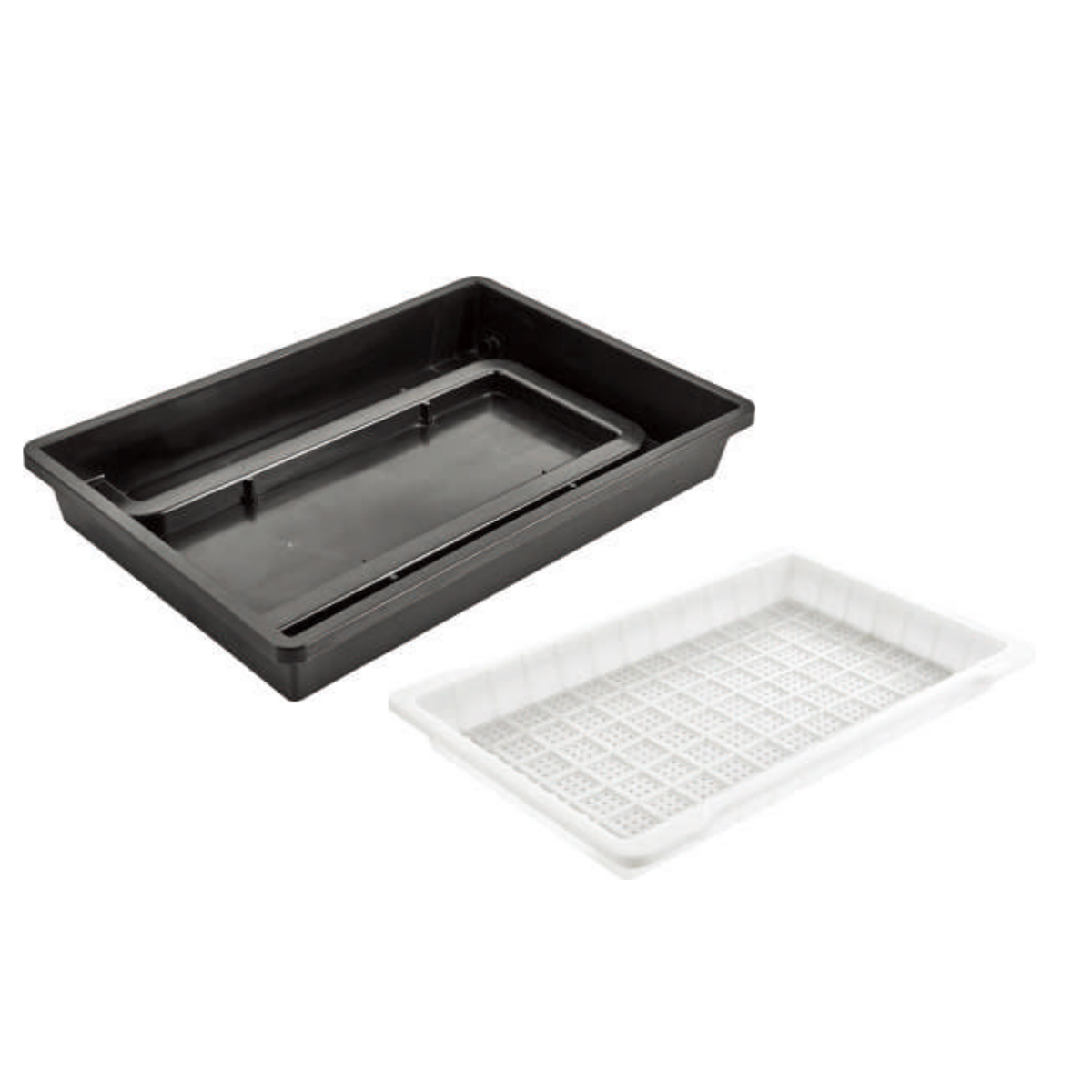 PP Seed Starting Trays Reusable, 570*390mm, 85mm Height for TD530B