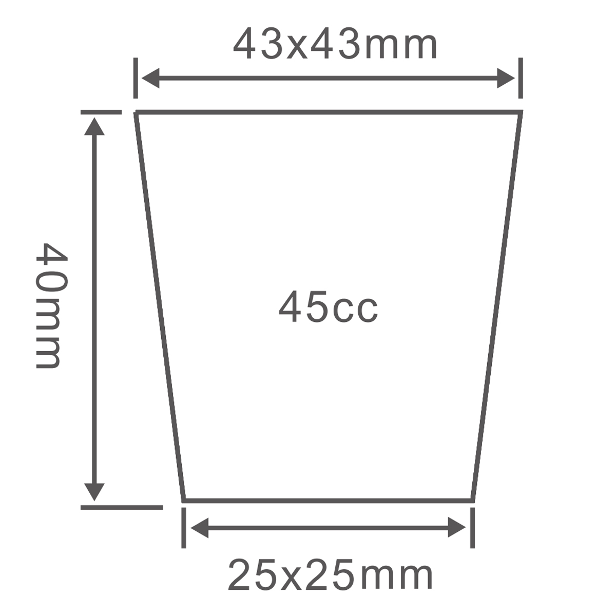 PS 10 Cell Plug Tray, 250*105mm, 45CC, 40mm Height