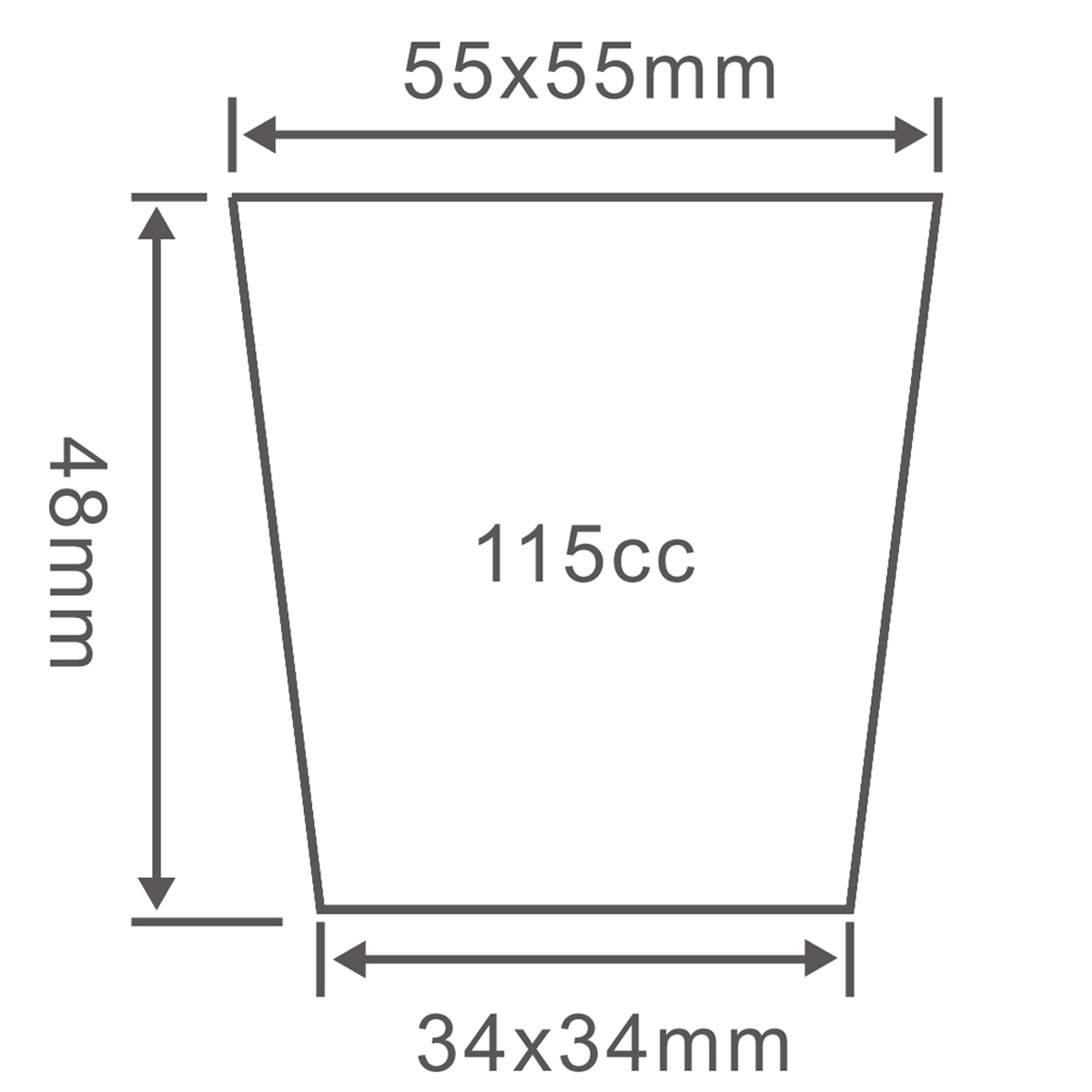 PS Heavy Duty 40 Cell Seed Tray, 538*343mm, 115CC, 48mm Height