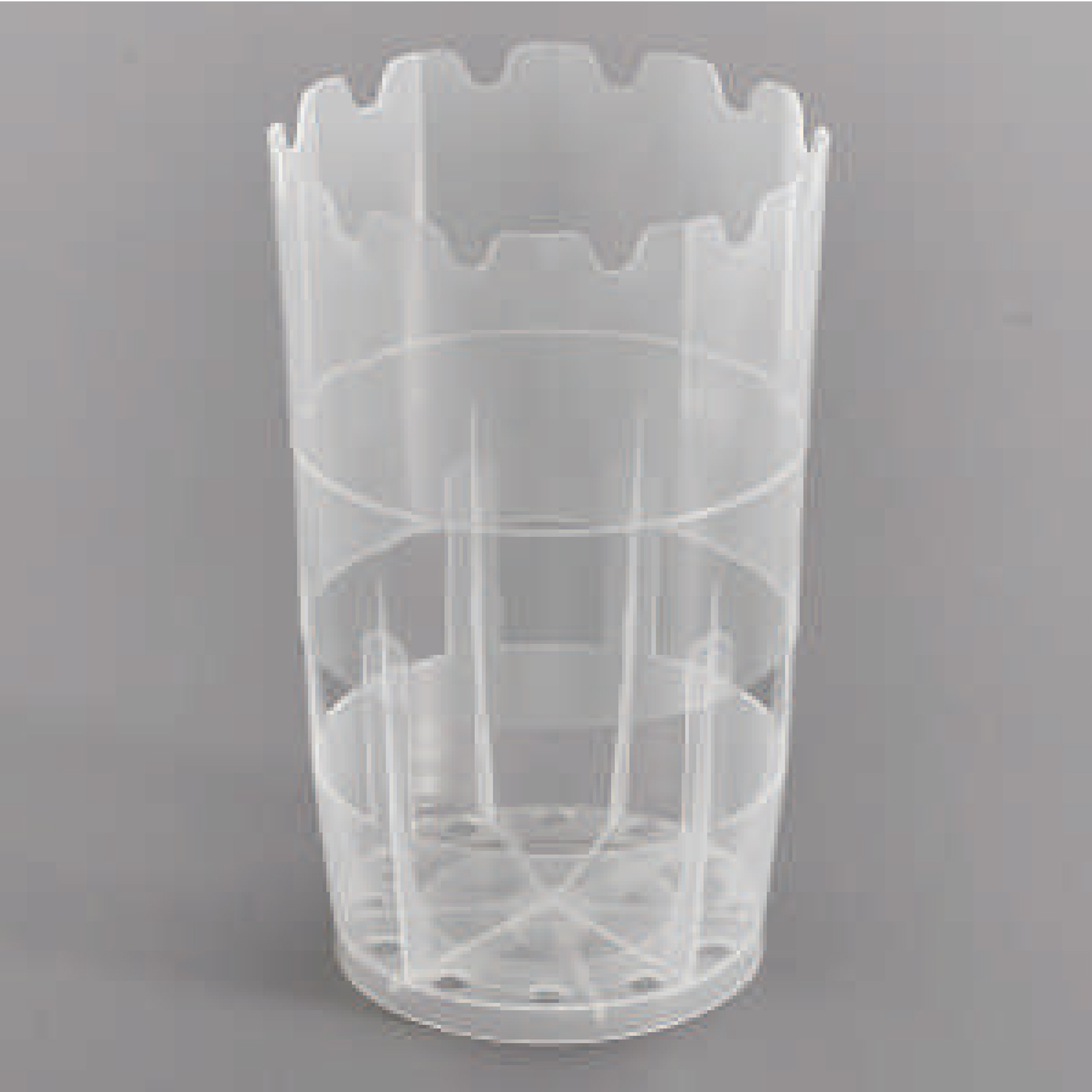 PP Transparent Reusable Seedling Pots, 247mm Height, 150mm Top Width