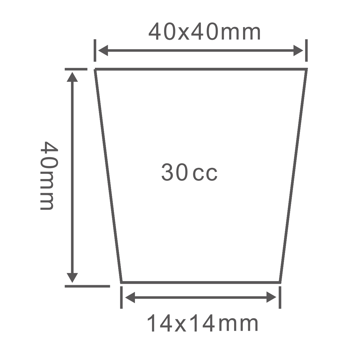 PS 72 Cell Seed Starter Trays, 540*280mm, 30CC, 40mm Height