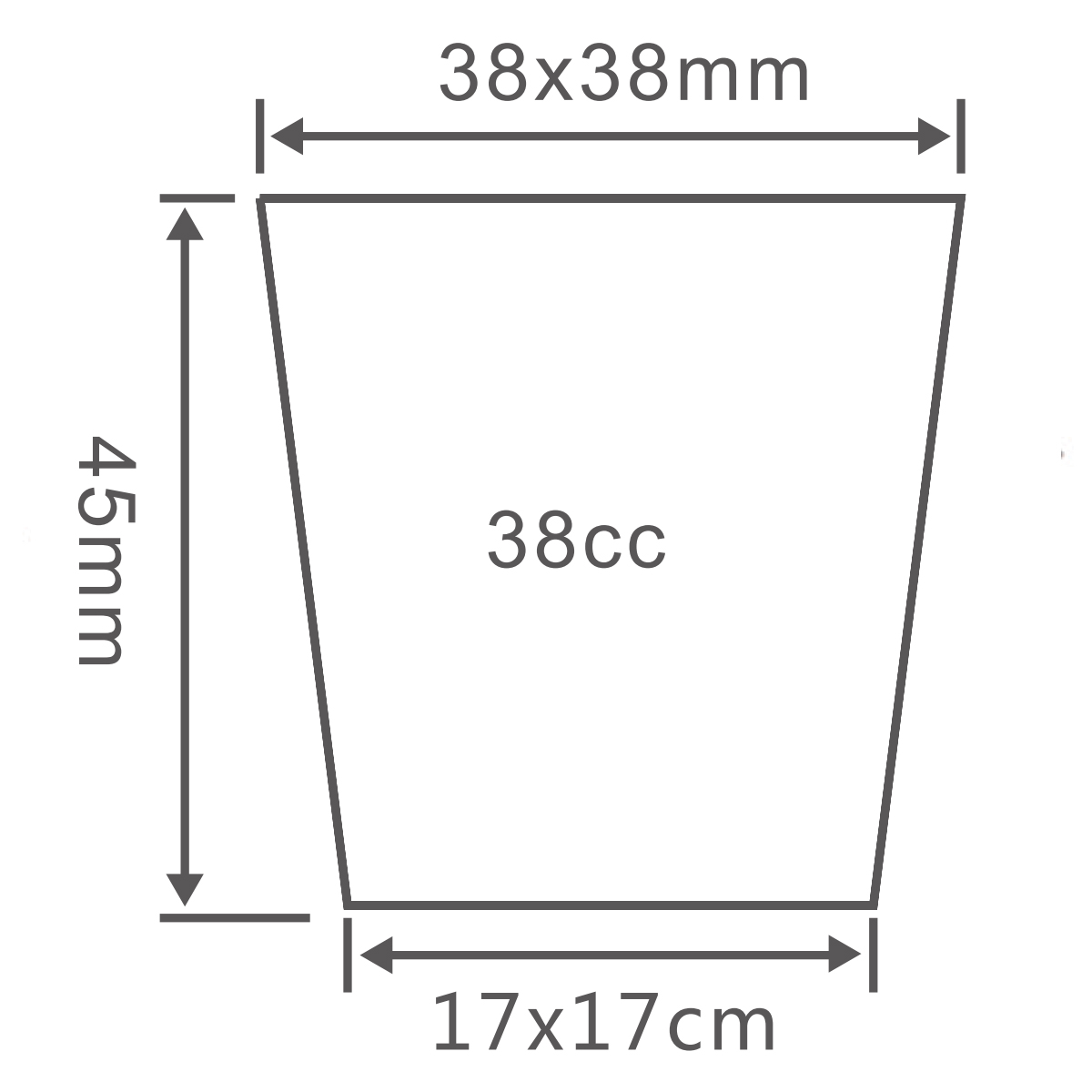 PS 72 Cell Seed Starting Tray, 540*280mm,38CC, 45mm Height