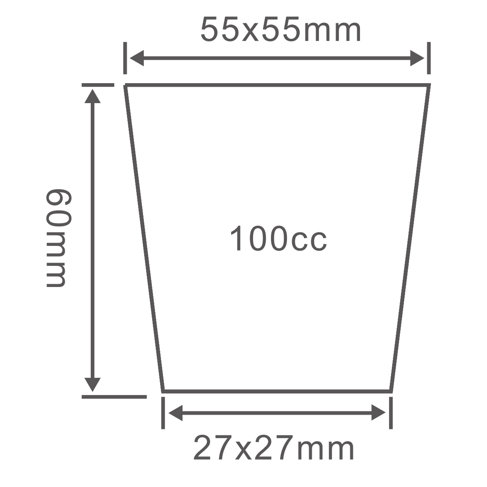 PS 32 Cell Plug Tray, 540*280mm, 100CC, 60mm Height