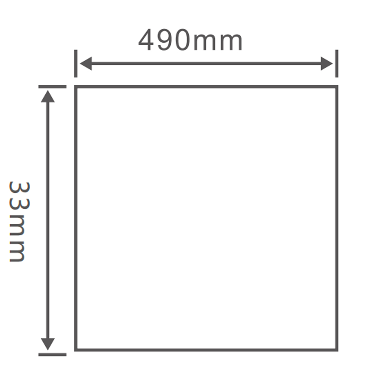 PS Nursery Flats Wholesale, 490*390mm, 33mm Height, for DX60