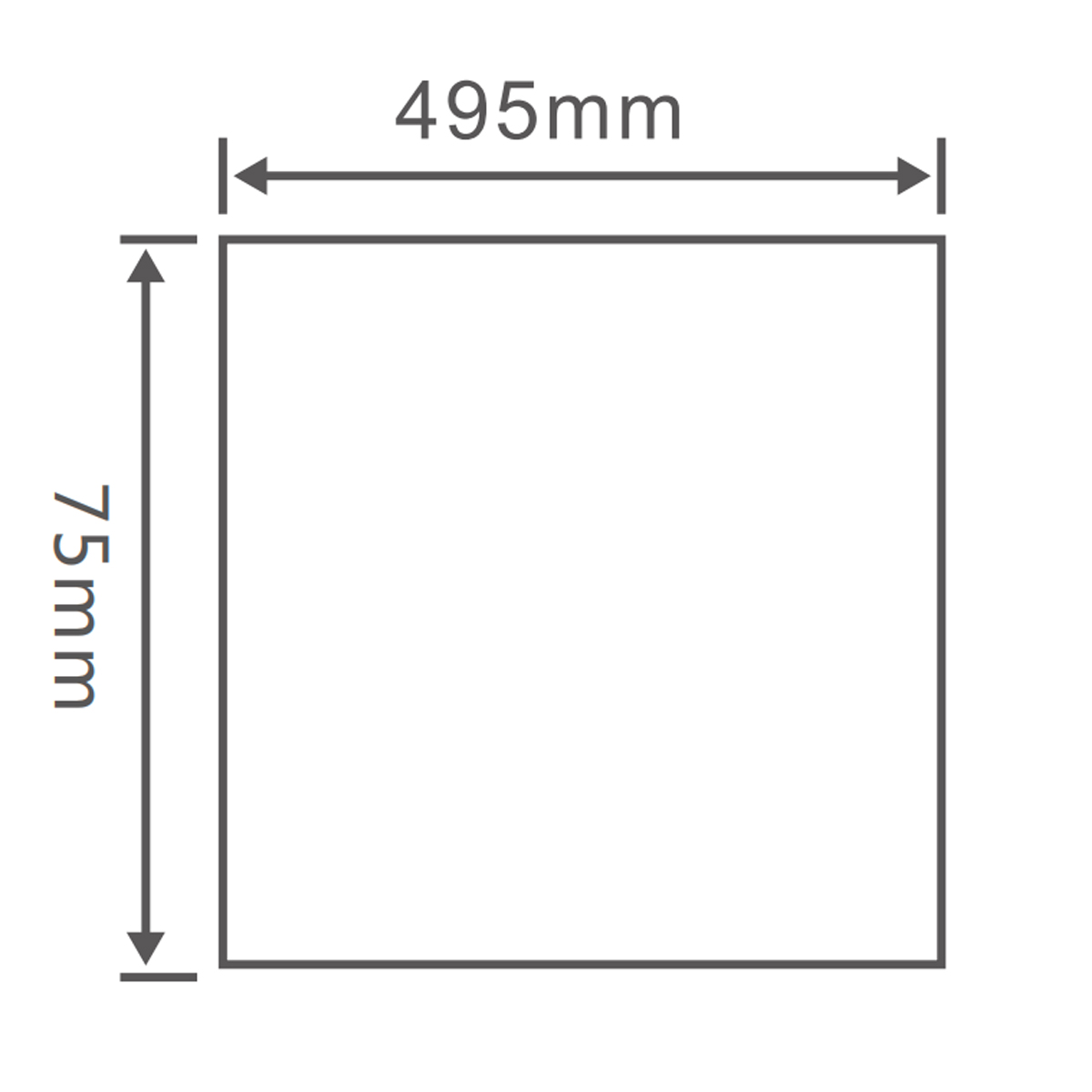 PS 8 Cell Plug Flats, 495*227mm, 75mm Height. for XD01