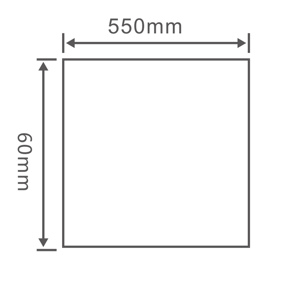PS Nursery Flats, 550*285mm, 60mm Height 
