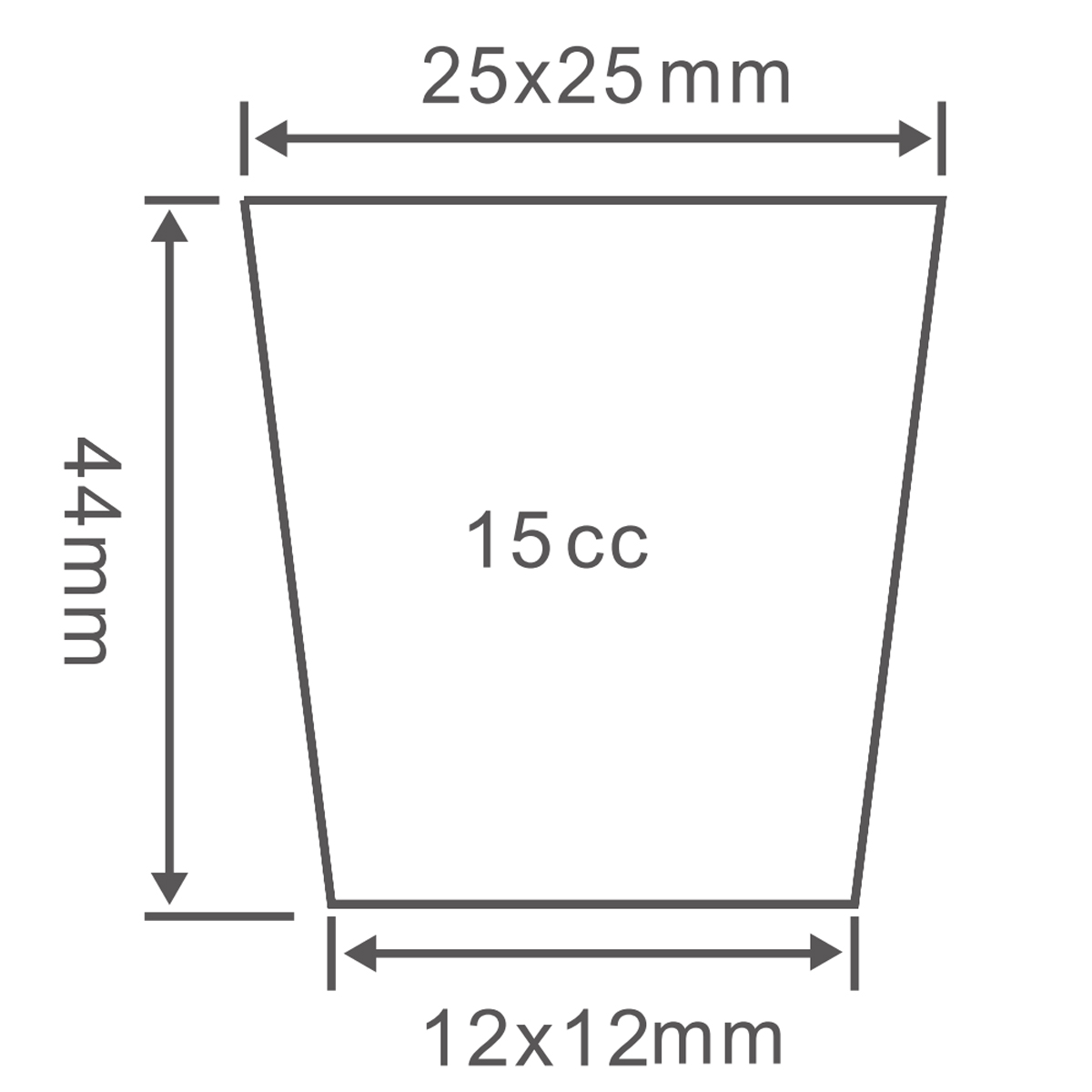 PS 162 Cell Seed Starting Trays, 540*280mm, 15CC, 44mm Height