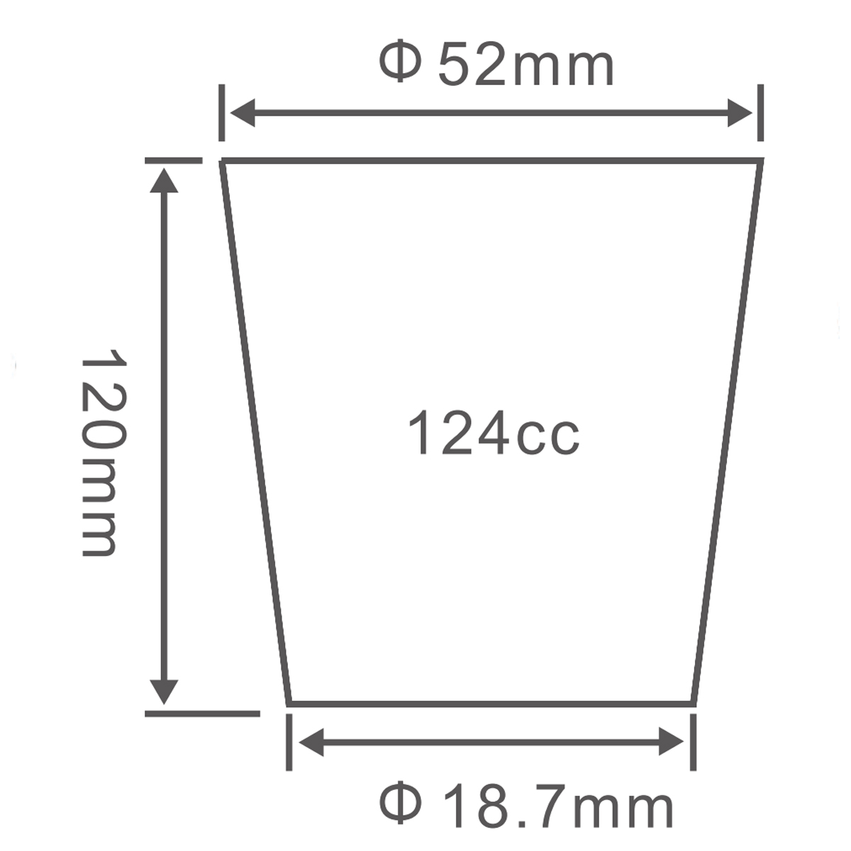 PS 24 Cell Seed Starting Trays, 509*341mm, 124CC, 120mm Height