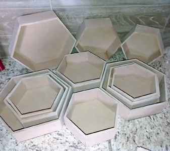 CAJAS EXAGONALES