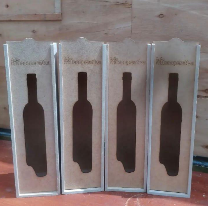CAJA DE VINO INDIVIDUAL NATURAL