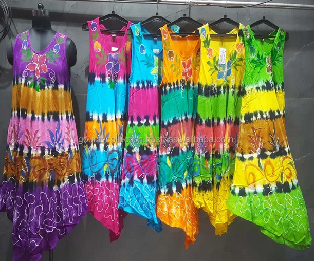 Vestido de Playa colorido 