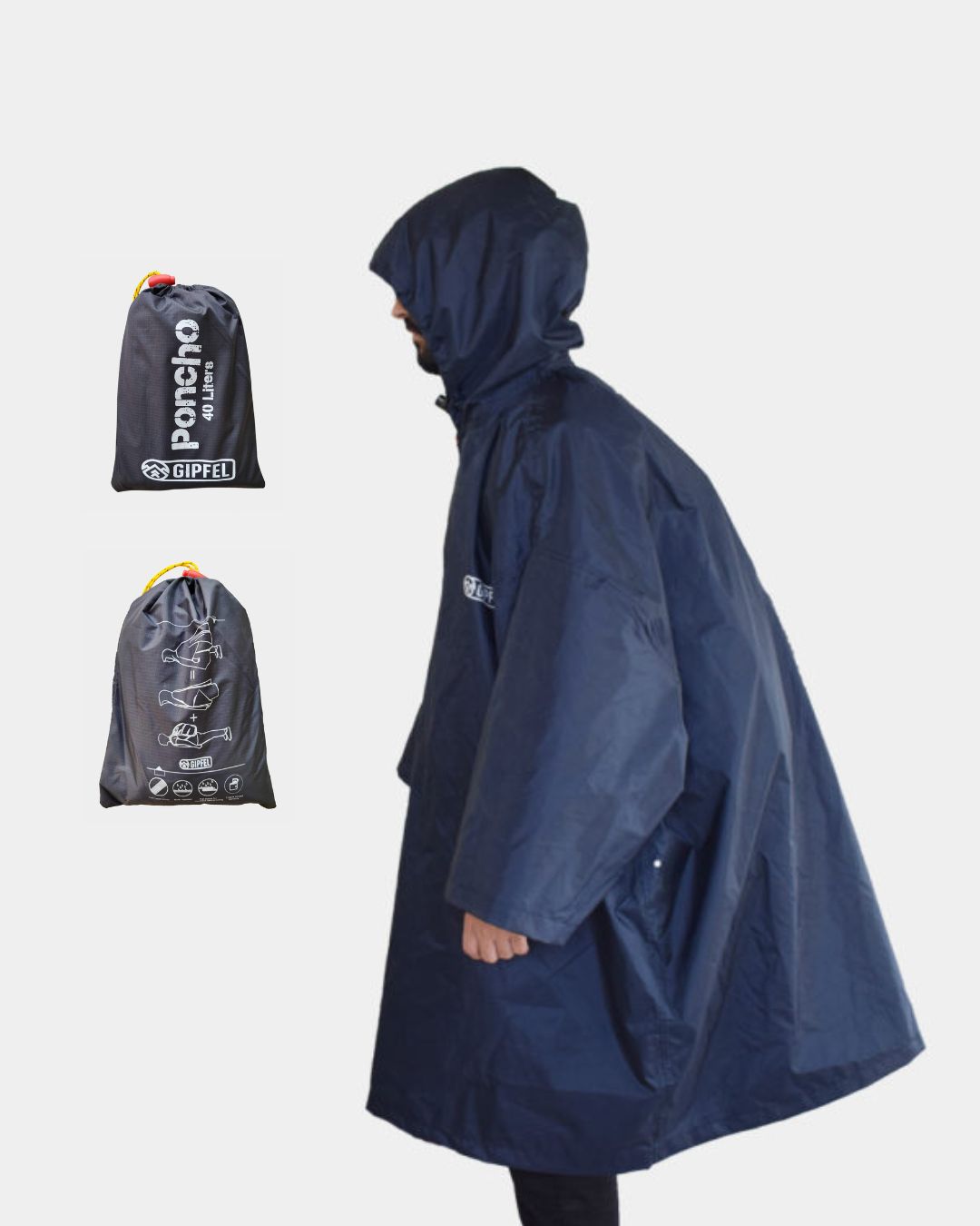 Waterproof Rain Poncho Gipfel
