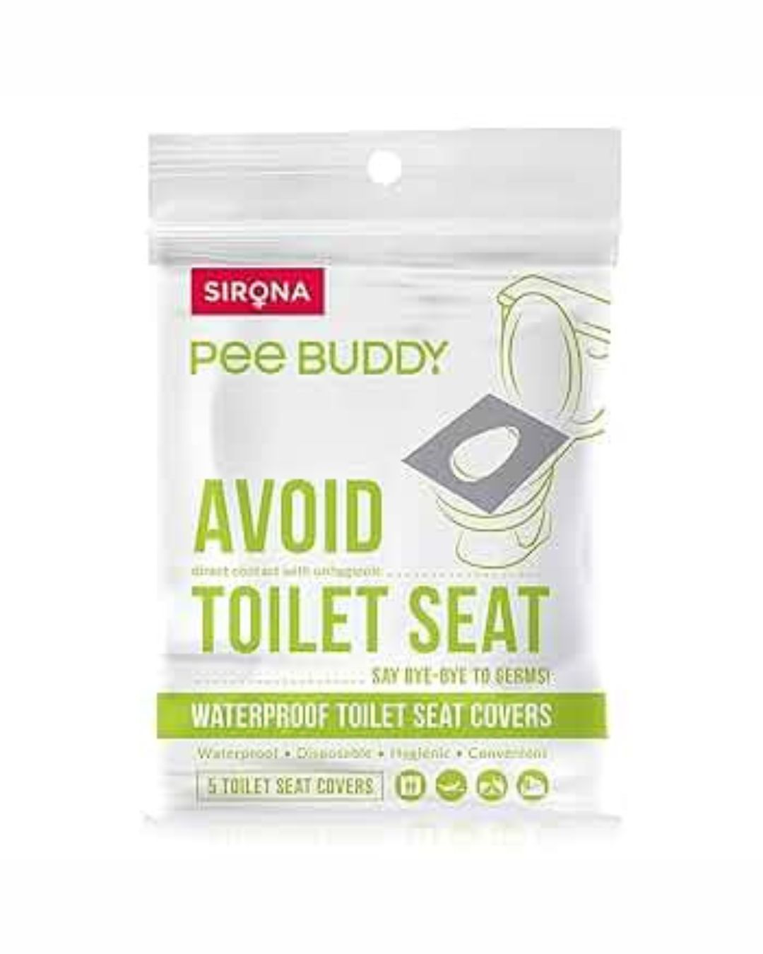 Pee Buddy Waterproof Toilet Seat Covers