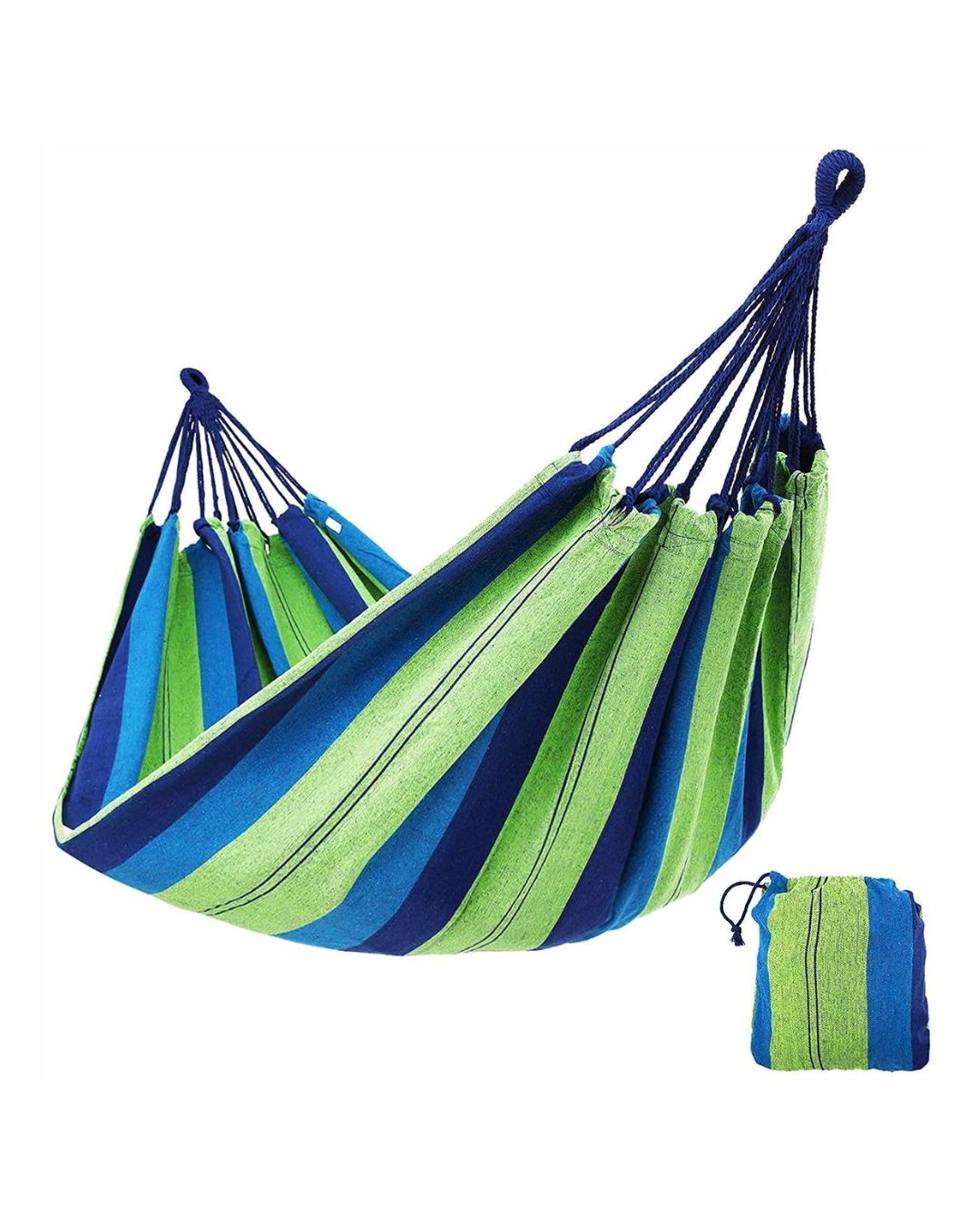 Portable Striped Hammock