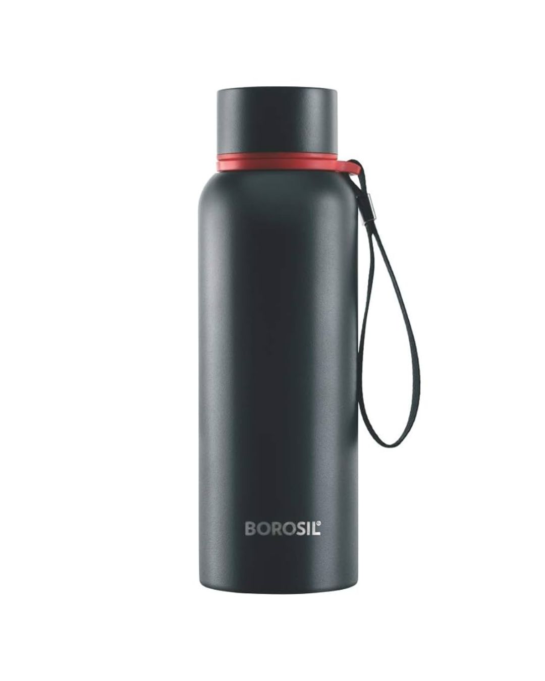 Borosil Black Water Bottle