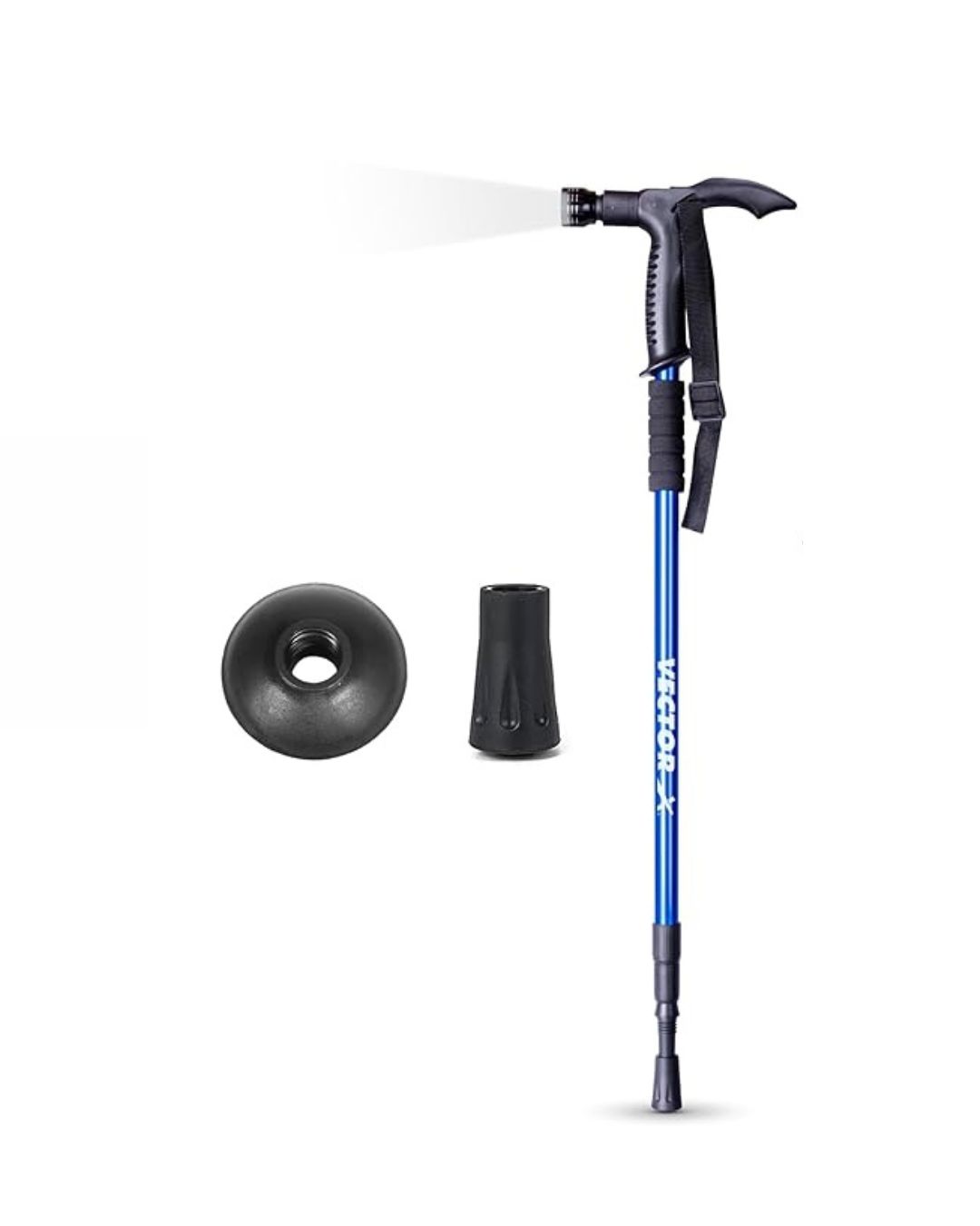 LED Flashlight Trekking Pole
