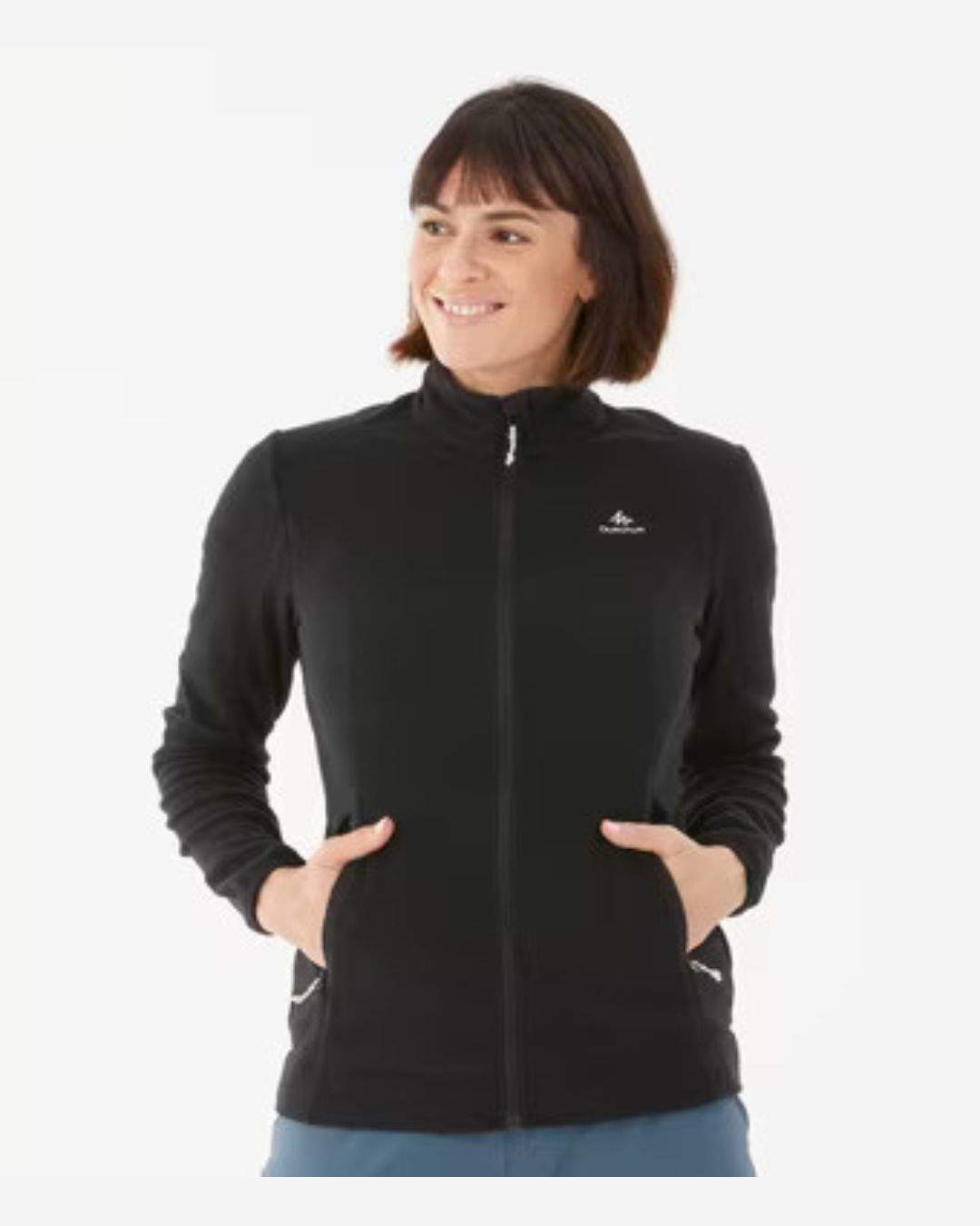 Black Fleece Sweater Jacket