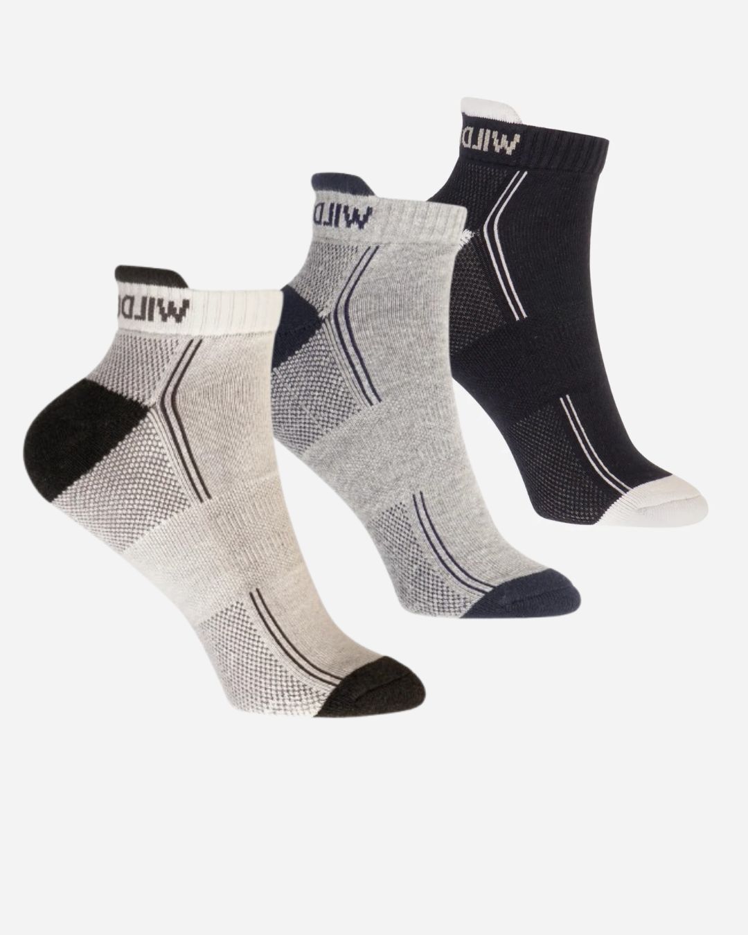 High Ankle socks set Wildcraft pack of 3