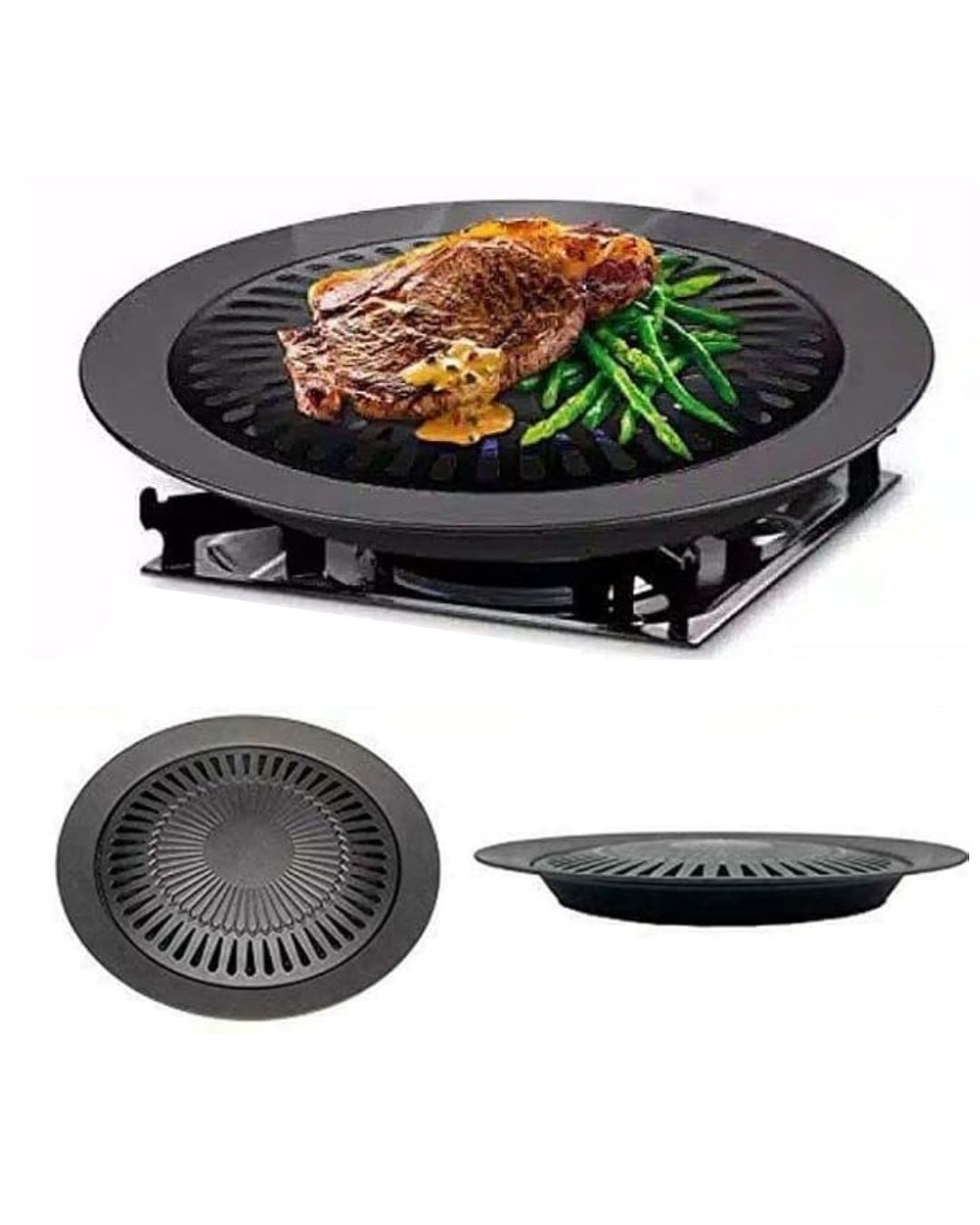 Smokeless Grill Plate