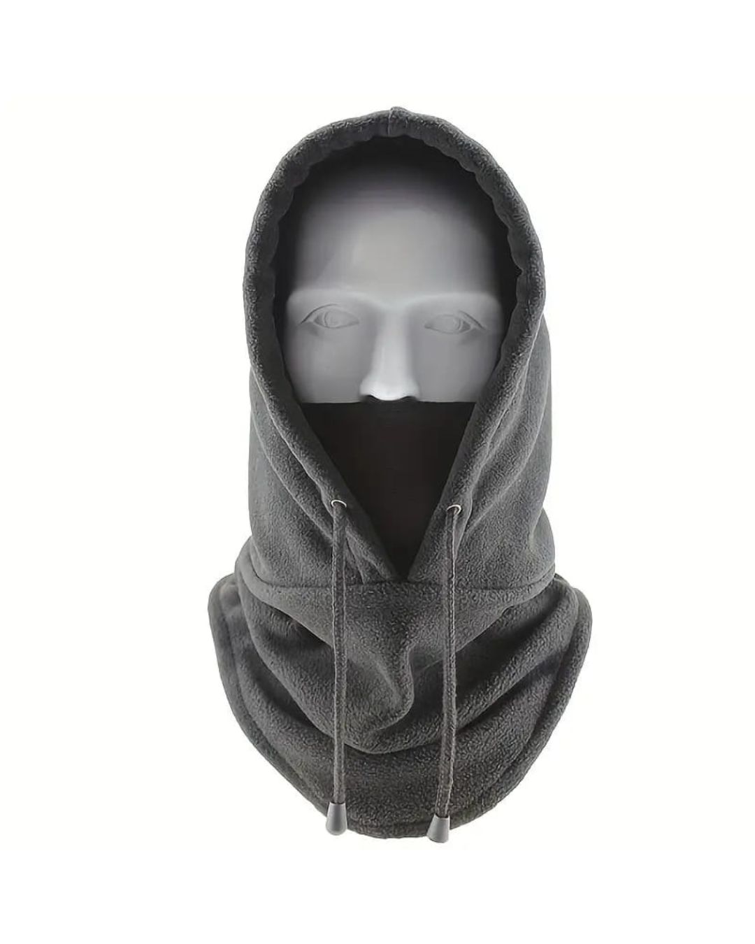 Fleece Hooded Neck Warmer Muffler
