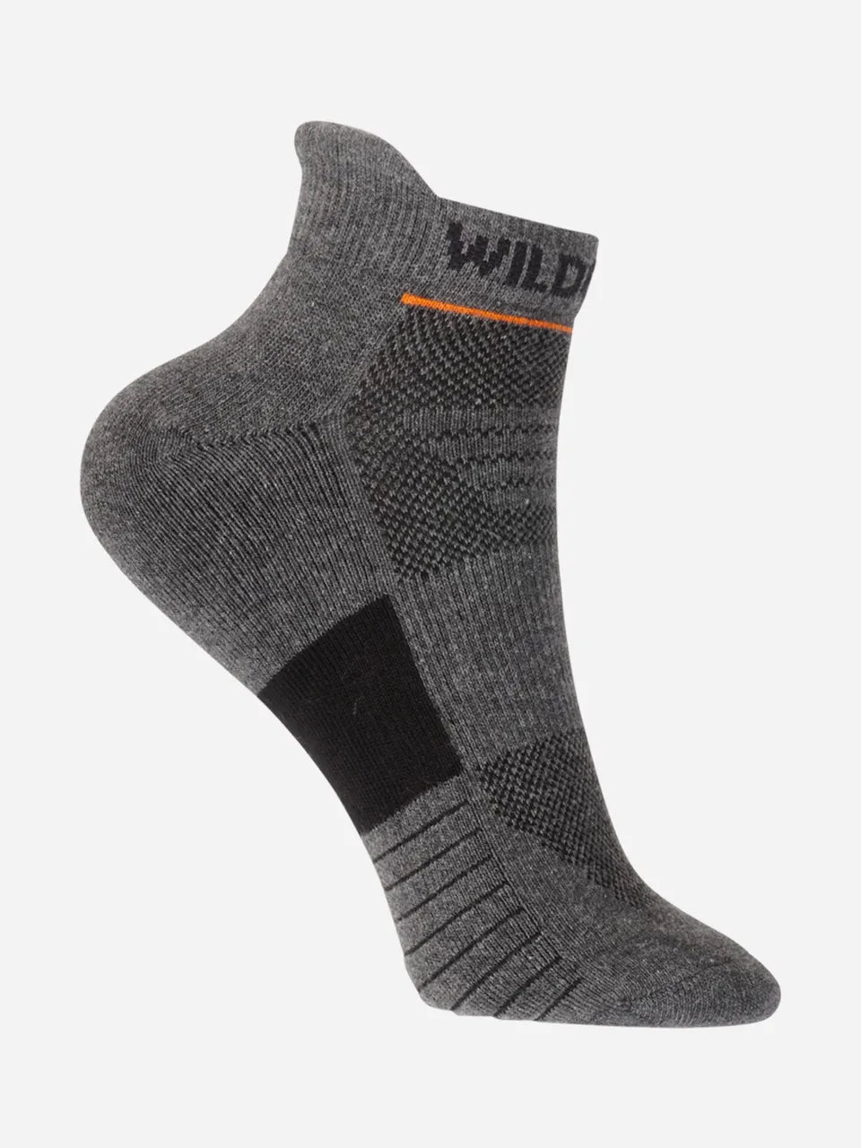 Wildcraft Grey Low Ankle Sock (Pack of 2)