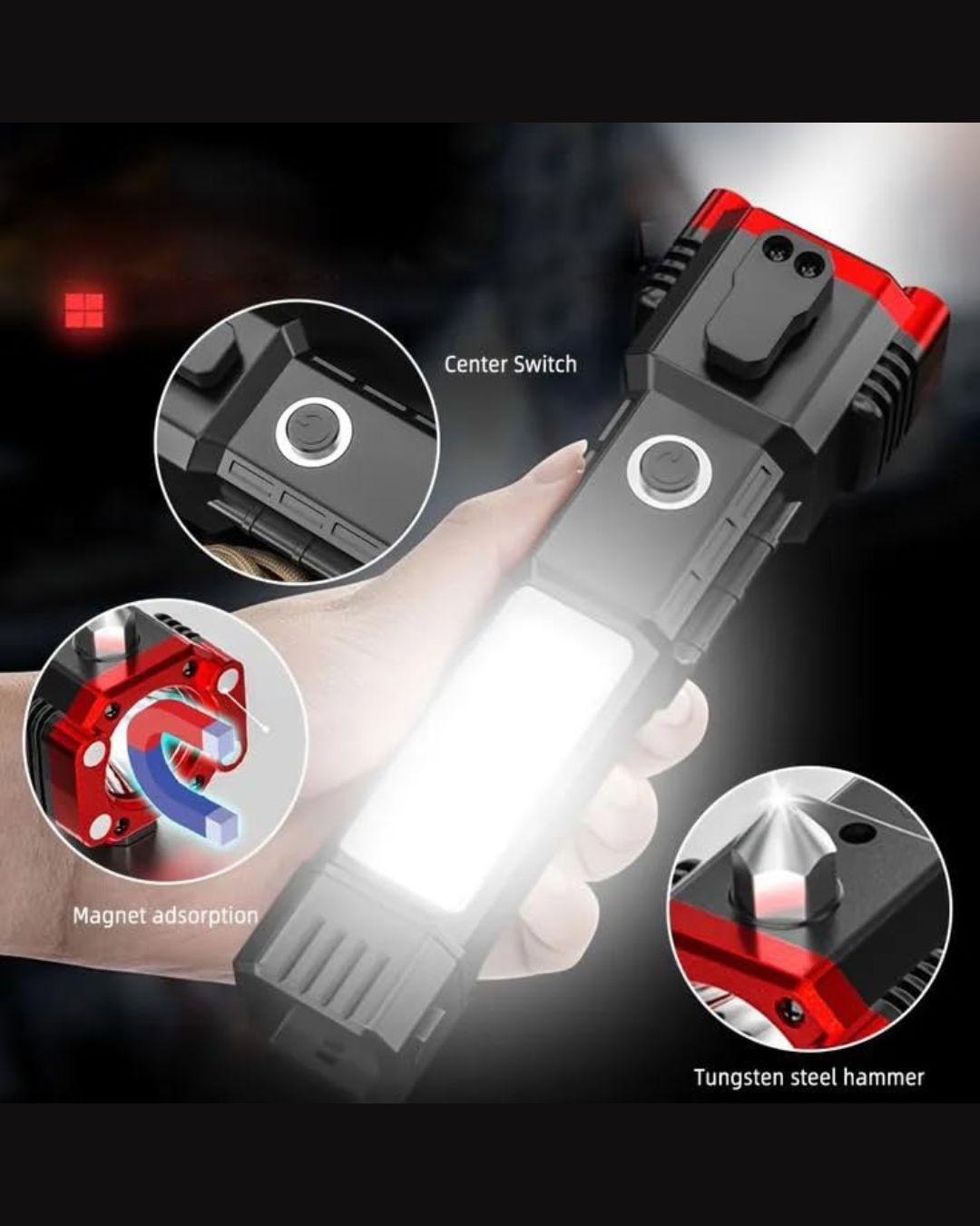 Multi-function Emergency LED Flashlight