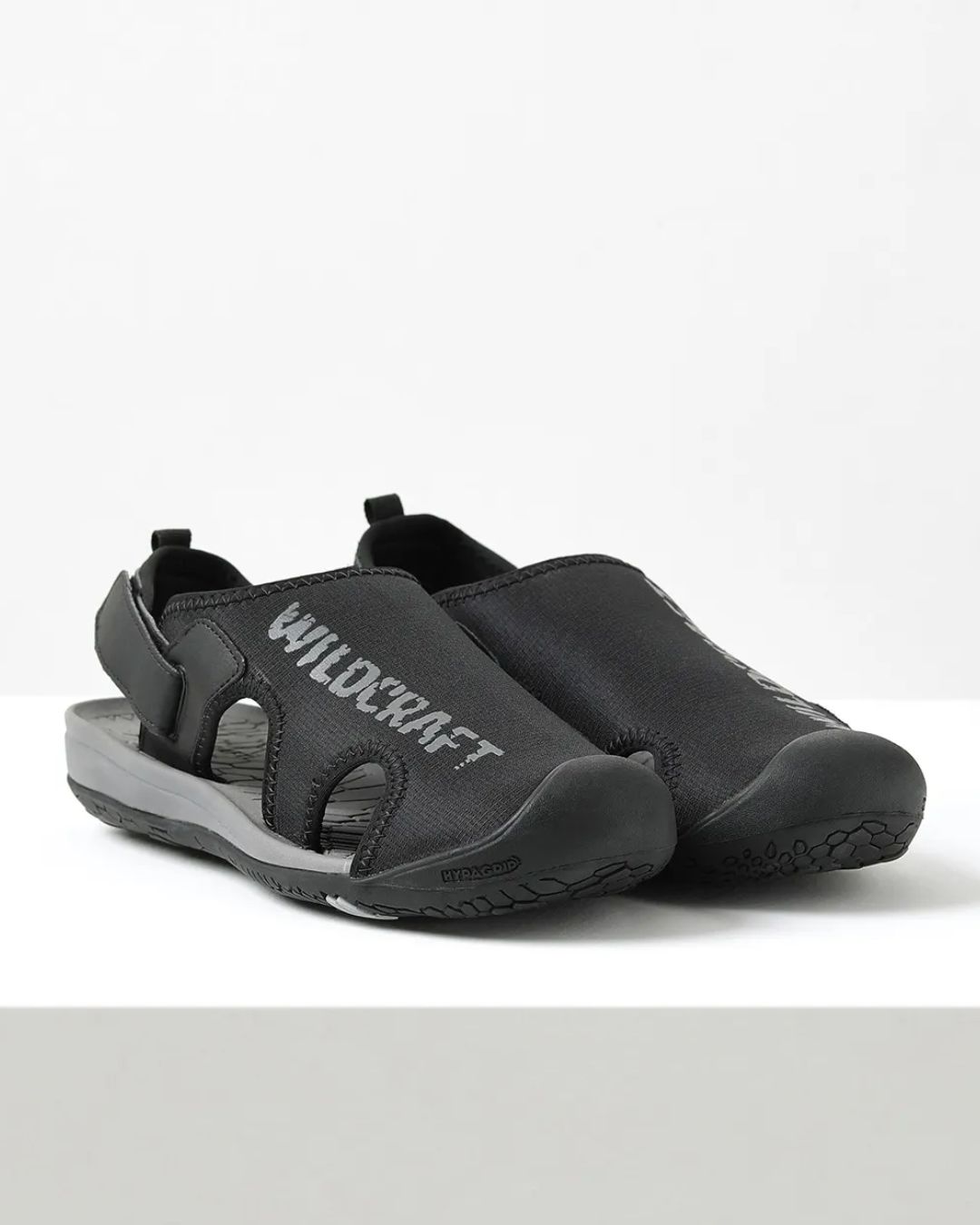 Terrano Black Outdoor Sandals Wildcraft