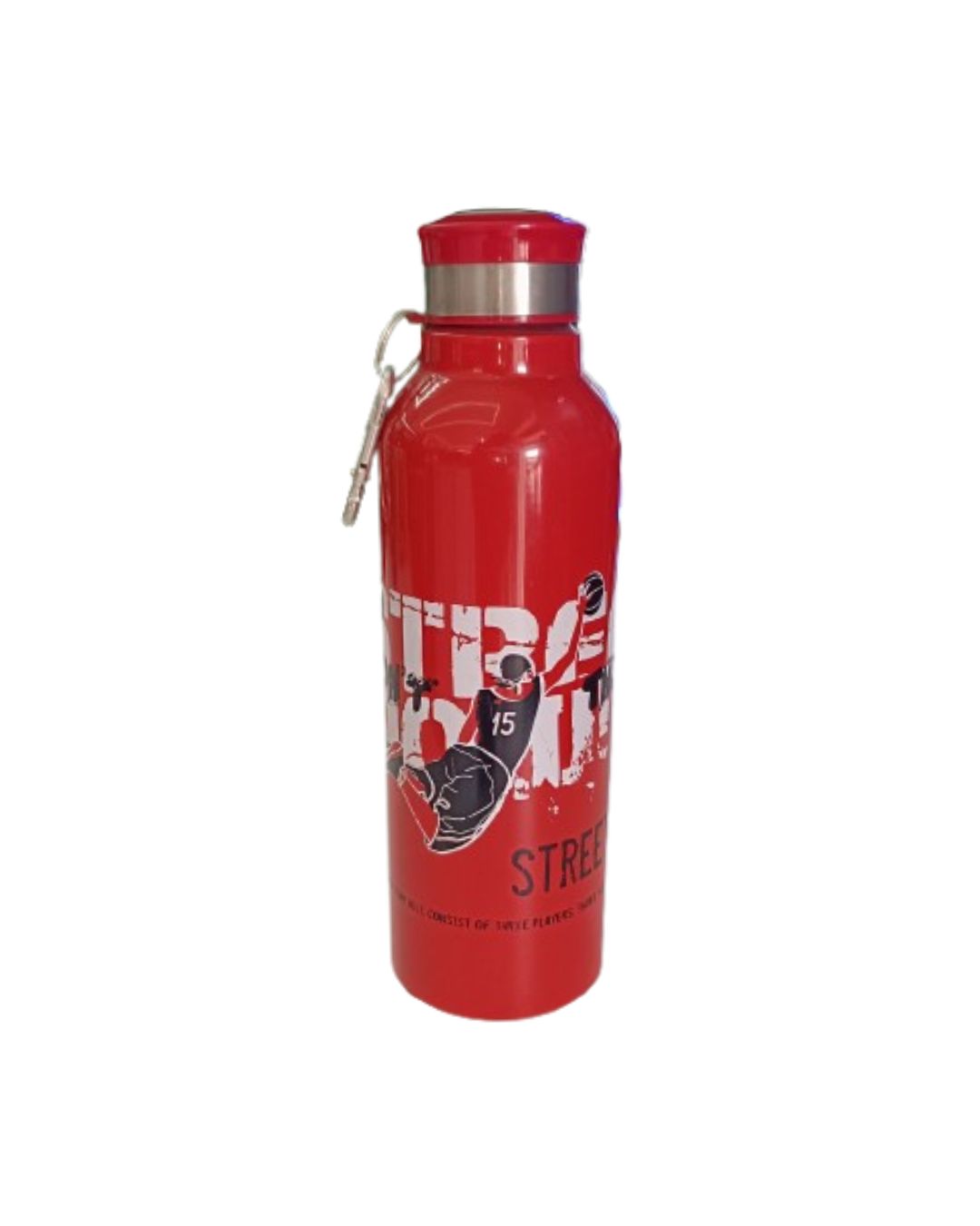 Red Painted Water Bottle