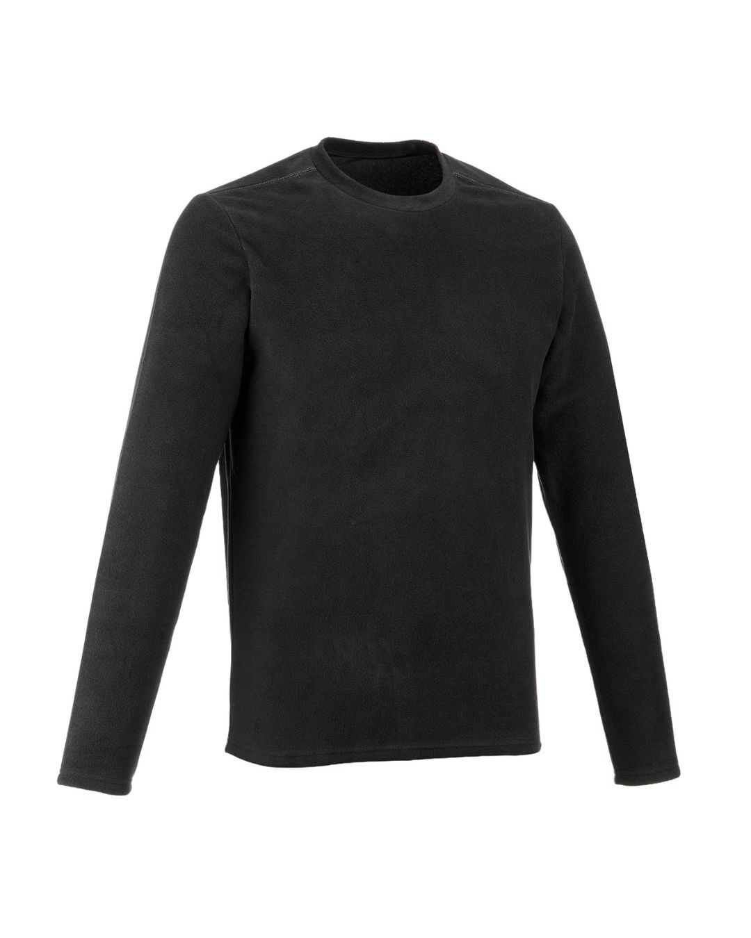 Black Winter Fleece Top