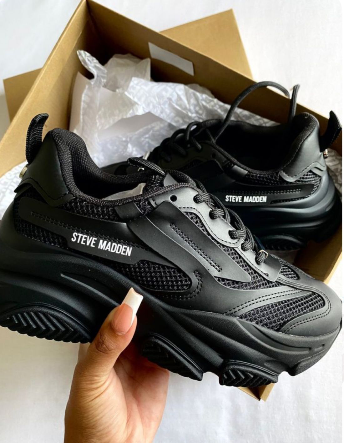 Baskets Steve Madden noires