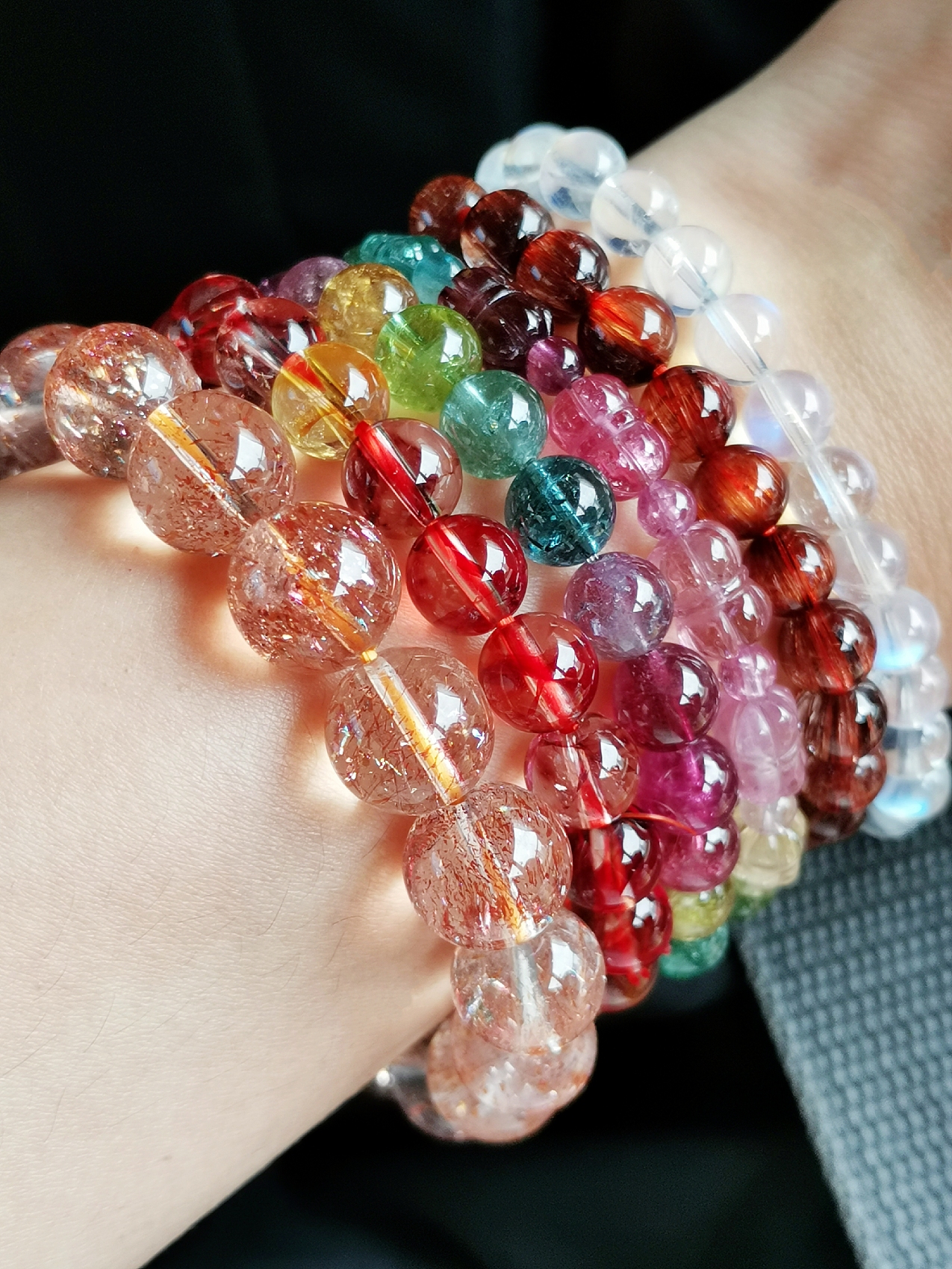 Customized Five Element Crystal Bracelet, and Gift Destiny Energy Reading Pack