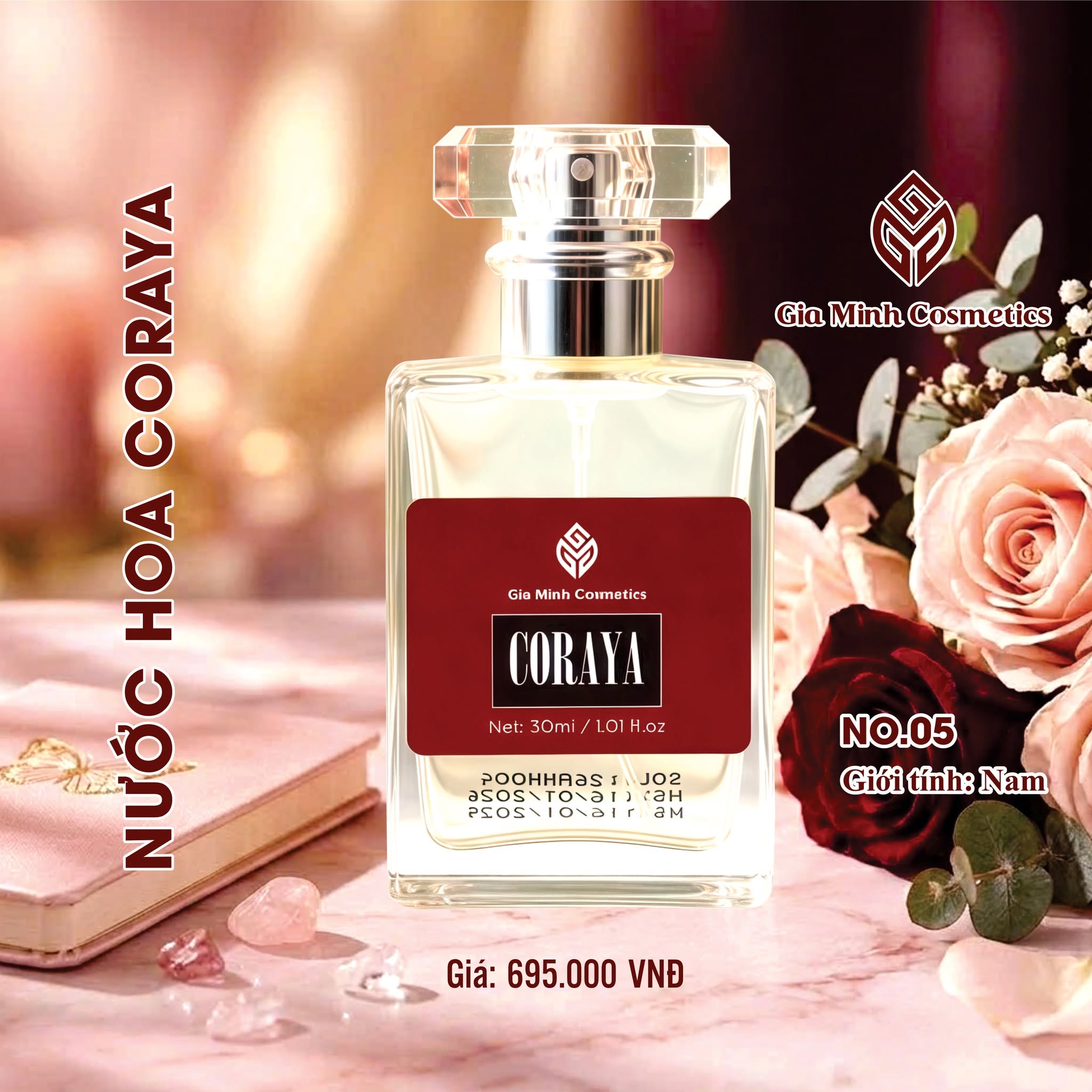 CORAYA NO.05 30ML NHỎ GỌN TINH TẾ CUỐN HÚT MỌI KHOẢNH KHẮC