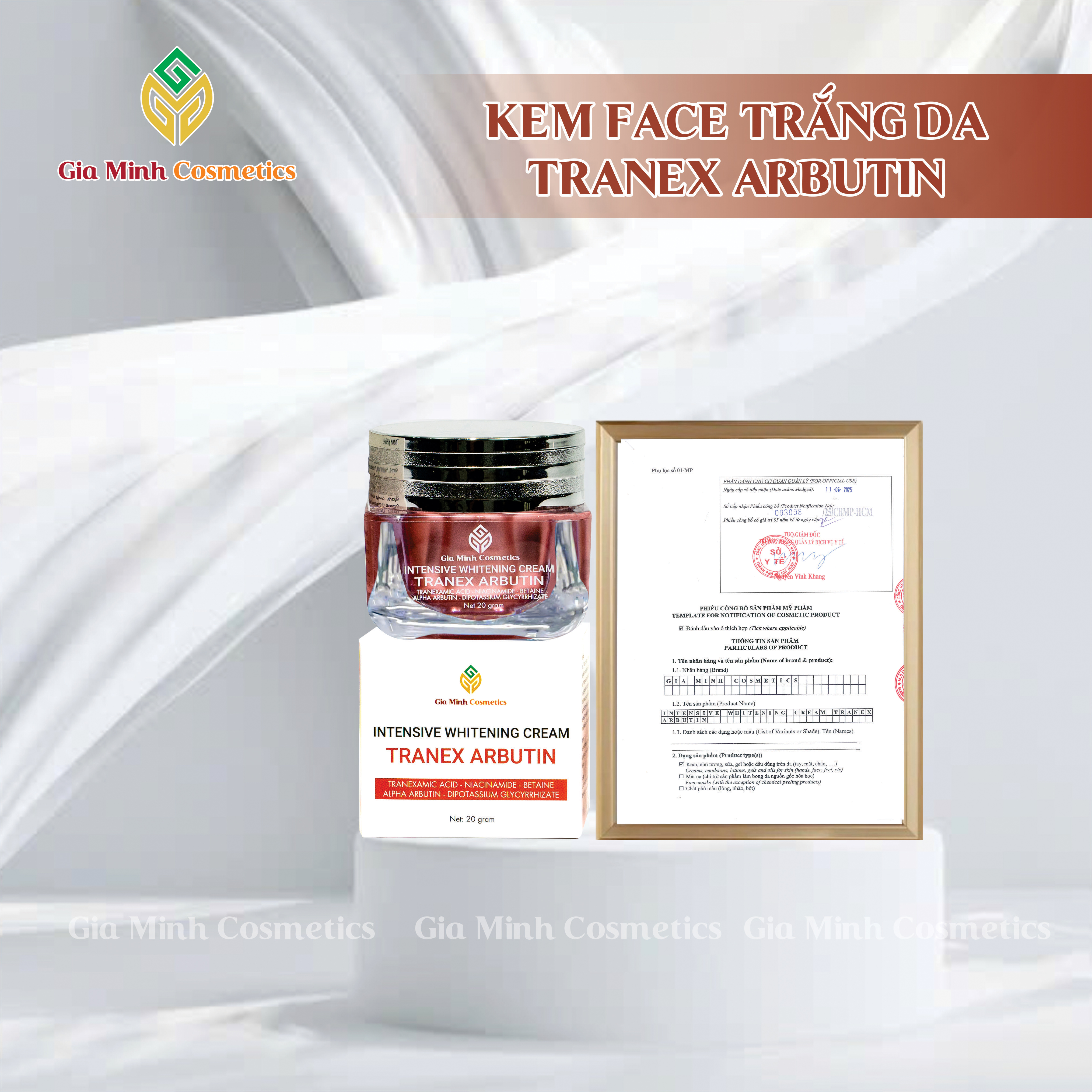 KEM FACE TRẮNG DA TRANEX ARBUTIN