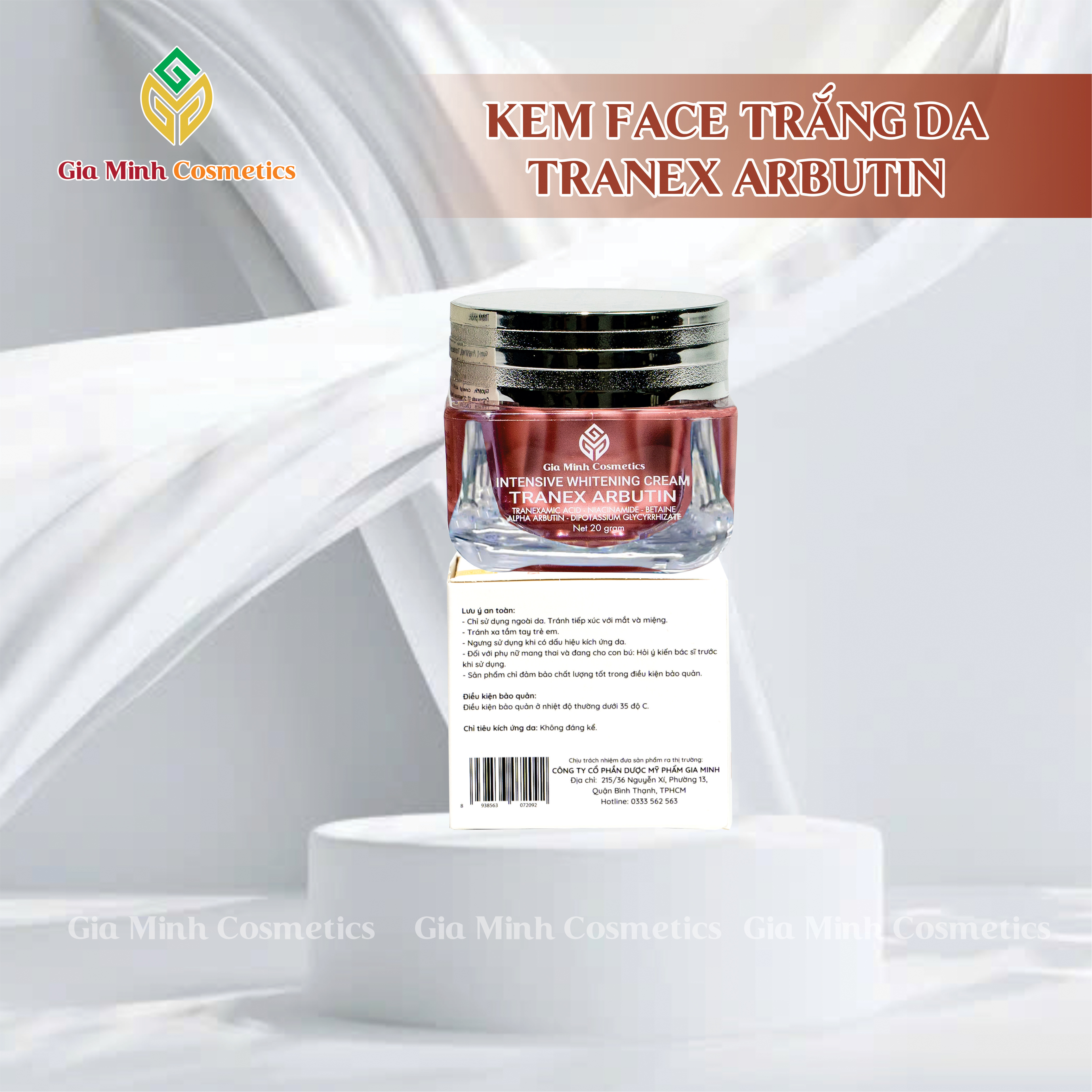 KEM FACE TRẮNG DA TRANEX ARBUTIN